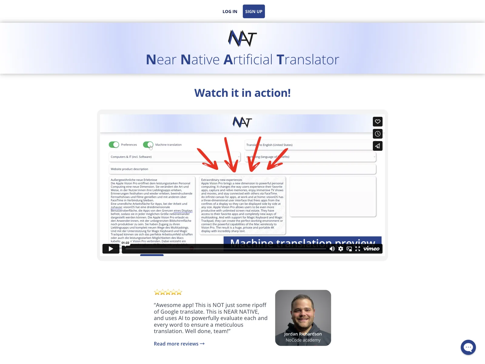 NNAT3 - Near Native Translator for Accurate & Secure Translations