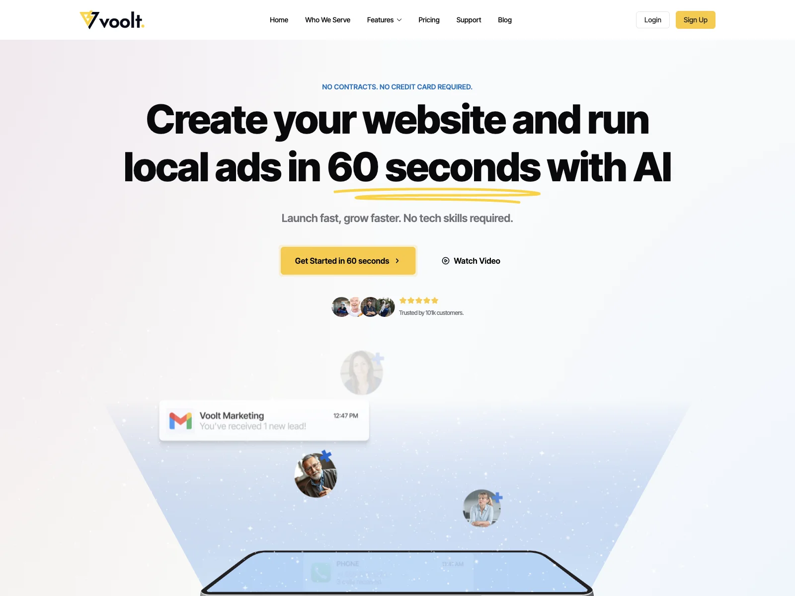 Voolt: AI-Powered Website Builder for Small Biz Lead Gen