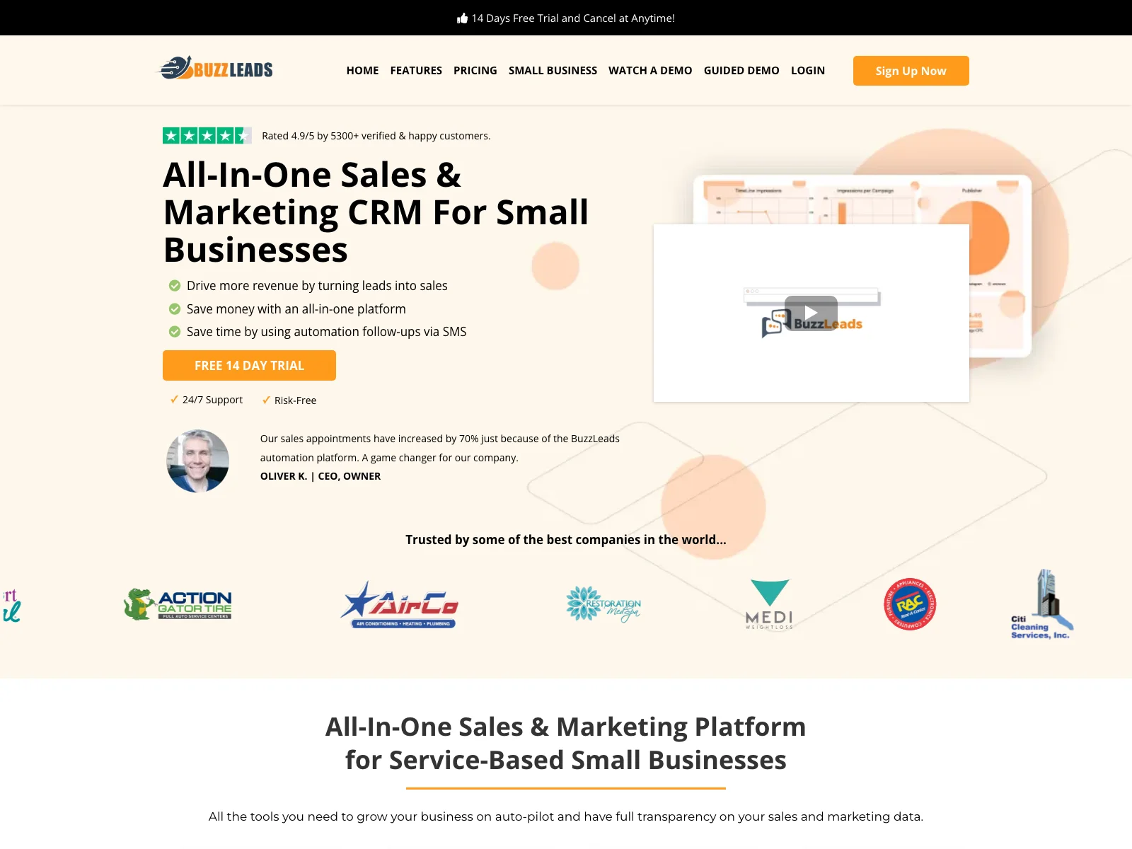 BuzzLeads: Revolutionizing Small Business CRM