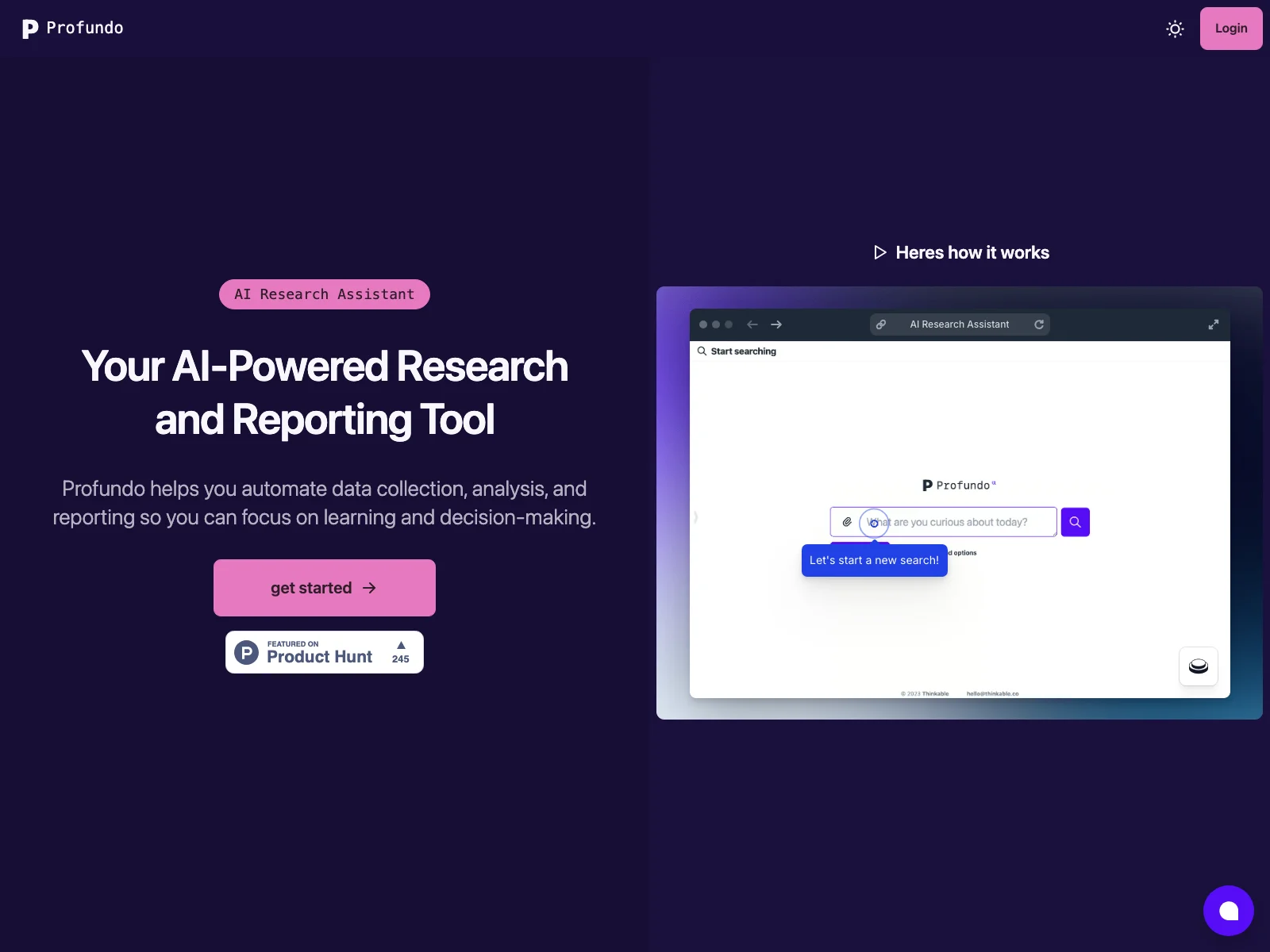 Profundo: Redefining Research with AI-Powered Insights