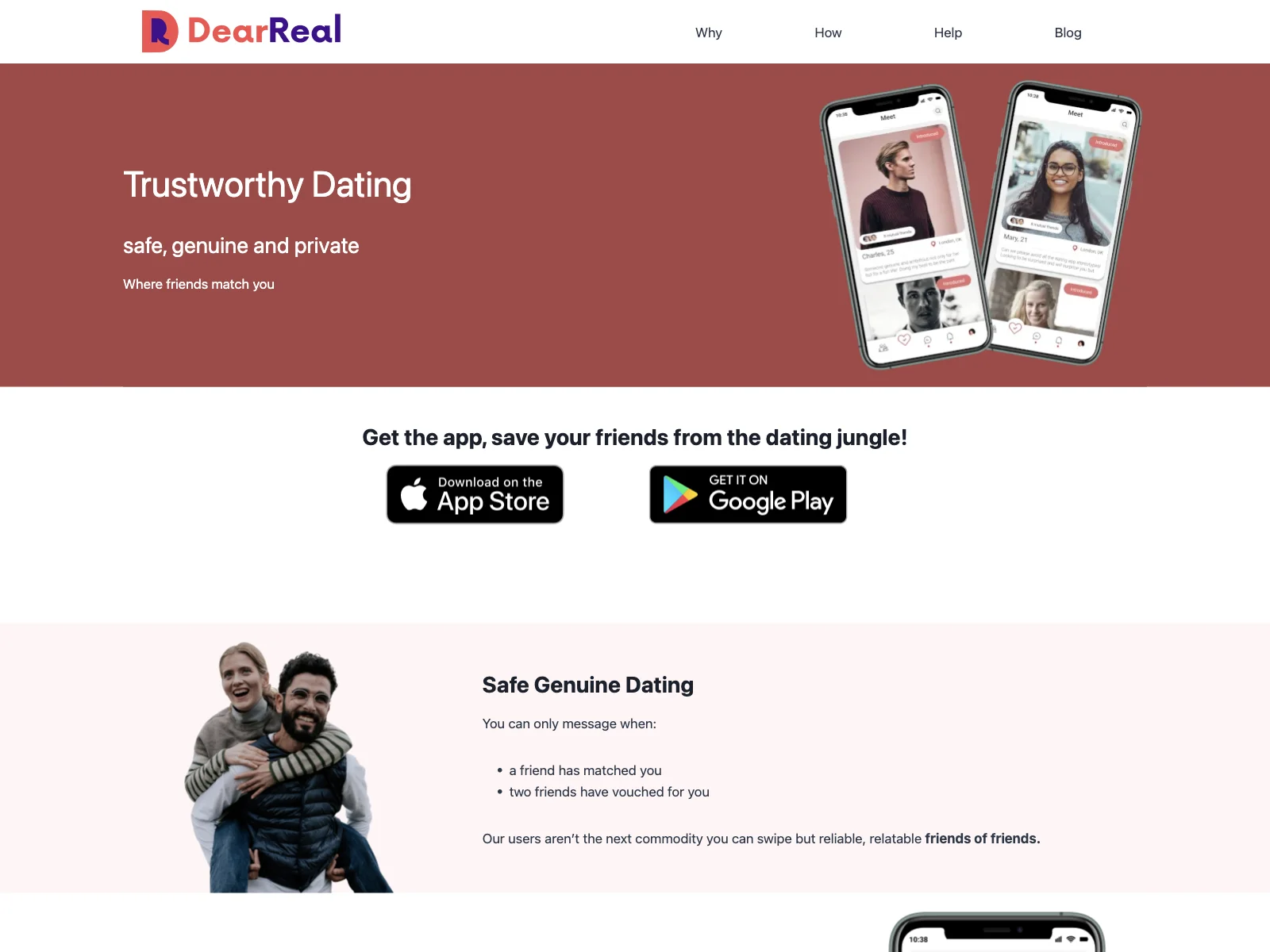 DearReal: Trustworthy Dating for Genuine Connections