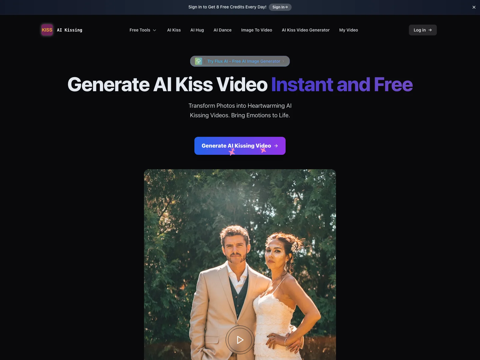 AI Kissing: Transform Photos into Romantic Kissing Videos