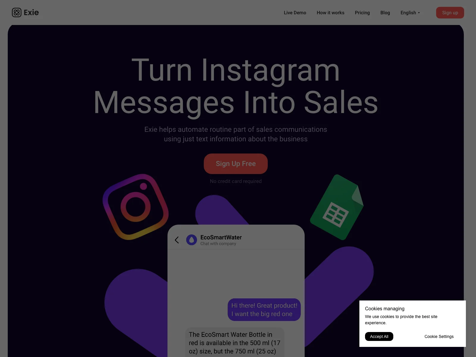 Exie: Empowering Instagram Direct Messages with AI