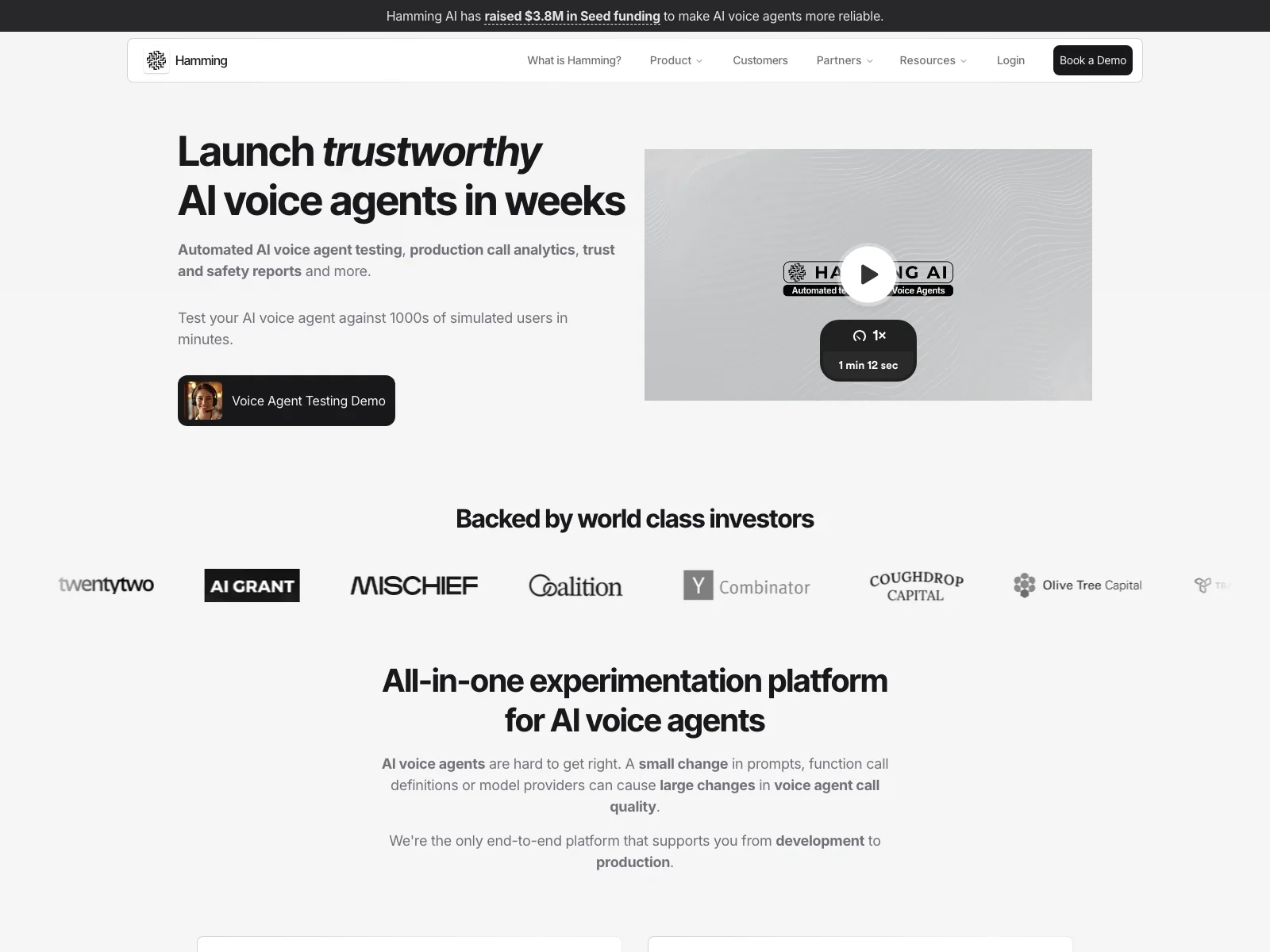 Hamming AI: Enhancing AI Voice Agent Reliability