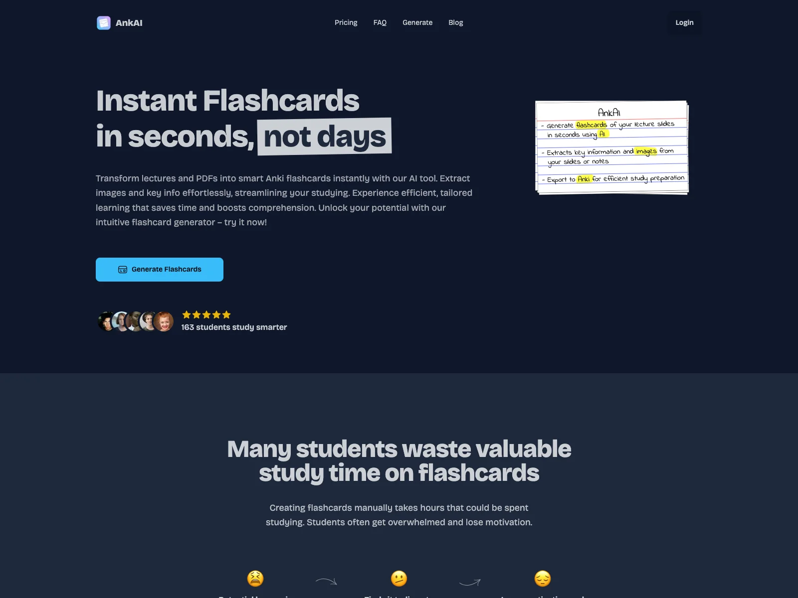 AnkAI: Transform Lectures and PDFs into Smart Flashcards Instantly