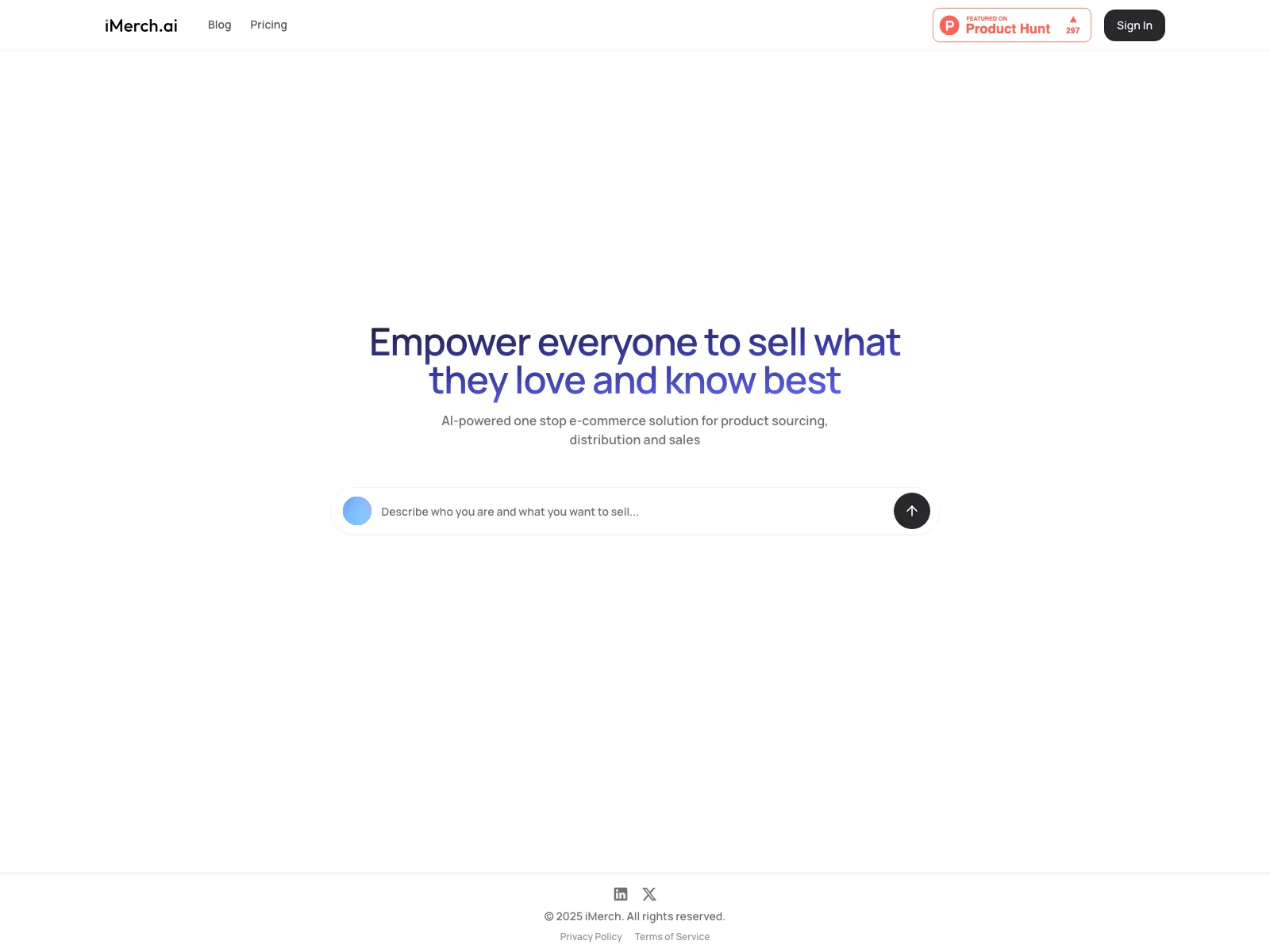 iMerch.ai: The AI-Powered E-commerce Solution for Easy Selling