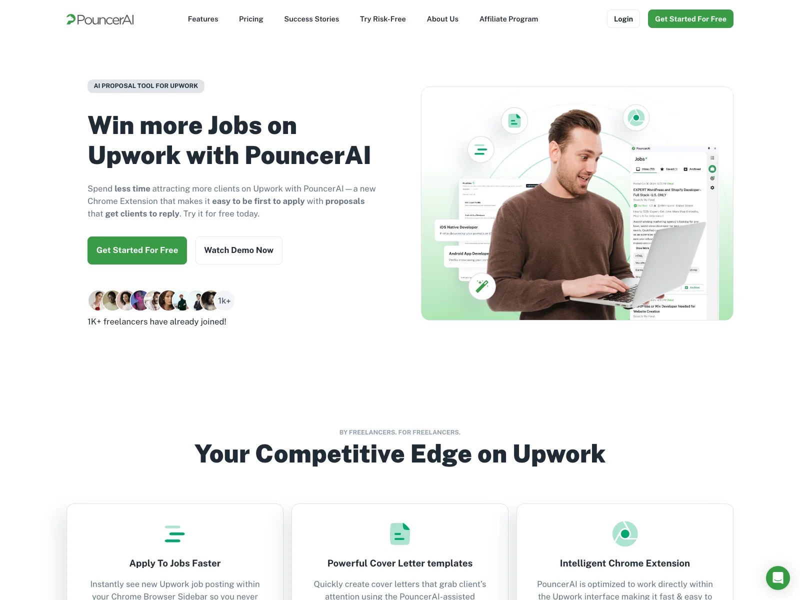 PouncerAI: Transform Your Upwork Freelancing with AI