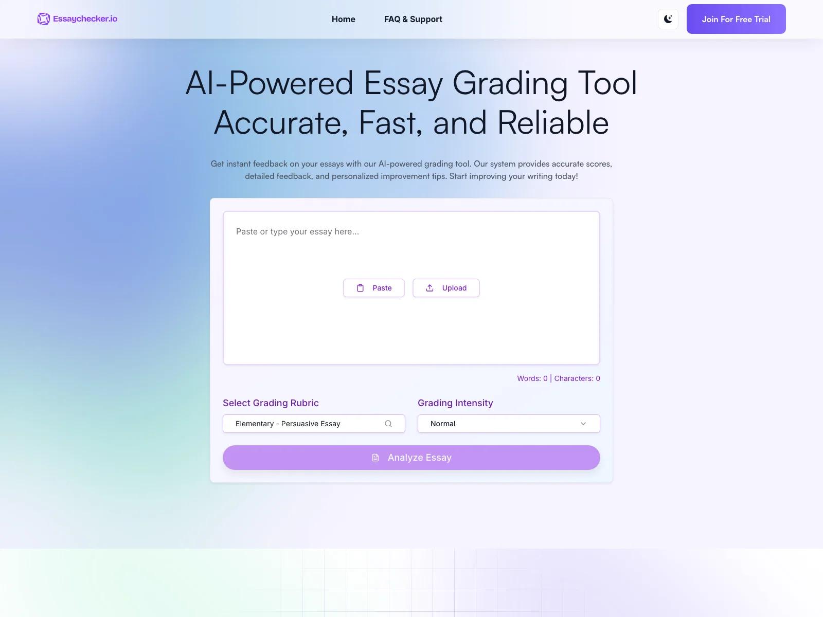 EssayChecker - Revolutionize Your Essay Grading with AI