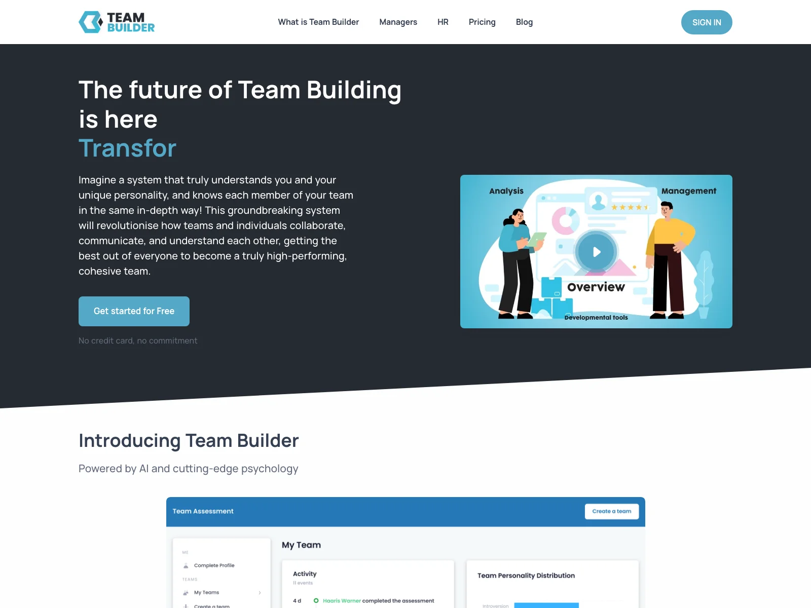 Team Builder: Empowering Teams with AI for Enhanced Collaboration and Growth