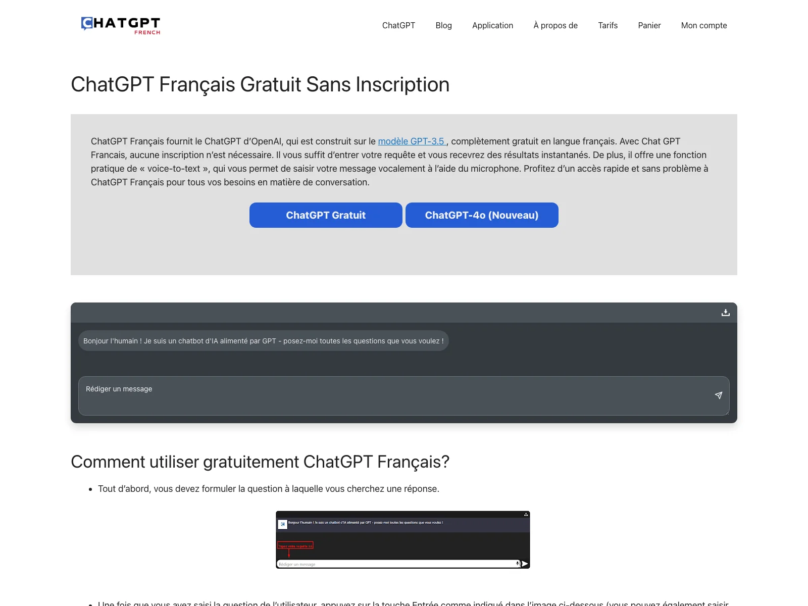 ChatGPT Français: Gratuit et Sans Inscription, Plein d'Avantages