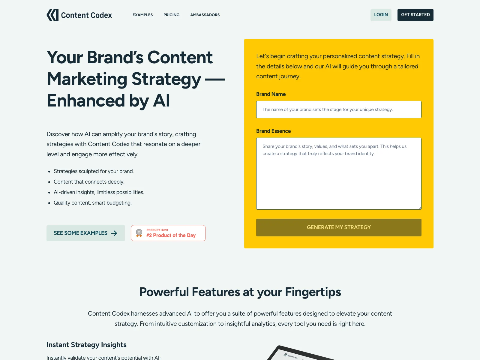 Content Codex: Elevate Your Brand with AI-Driven Strategies