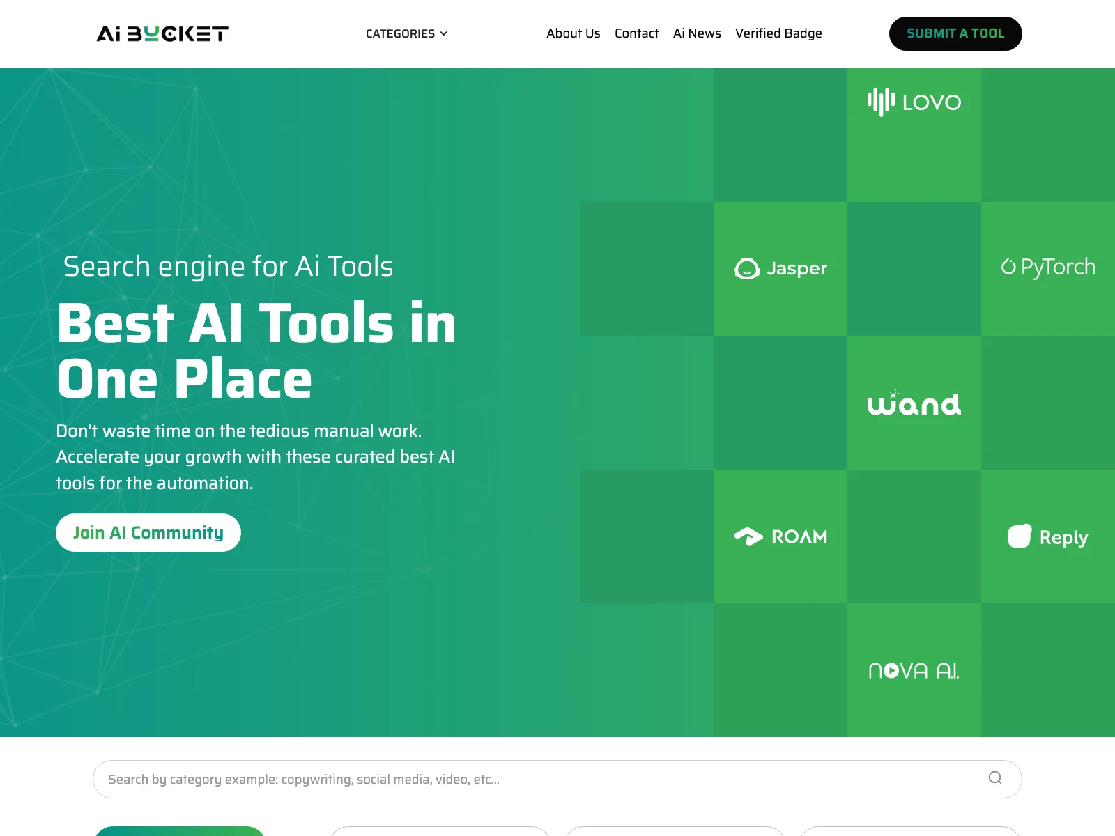 AI Bucket: Your Hub for Diverse AI Tools and Enhanced Productivity