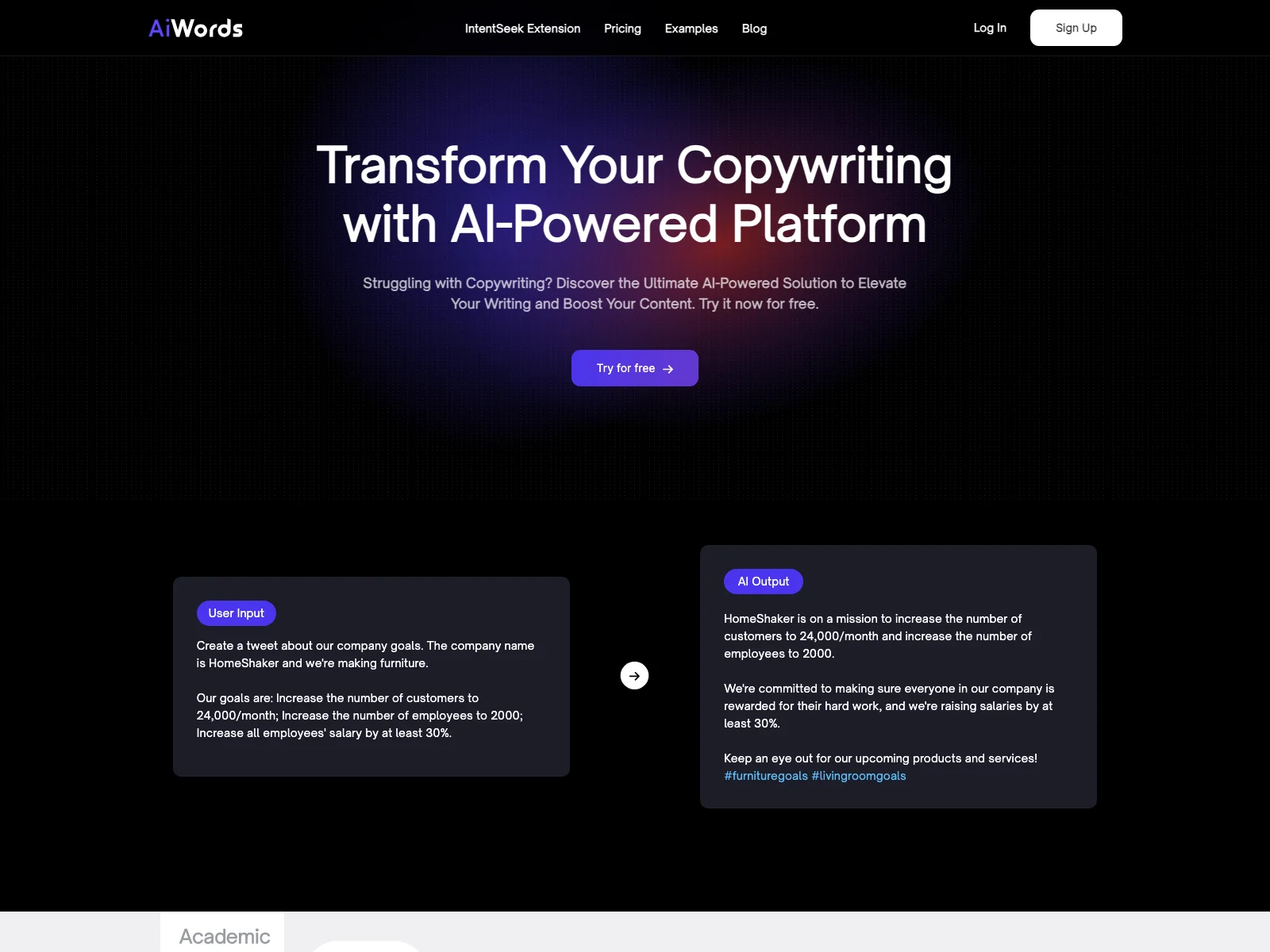 AiWords: Unleash the Potential of AI-Generated Content