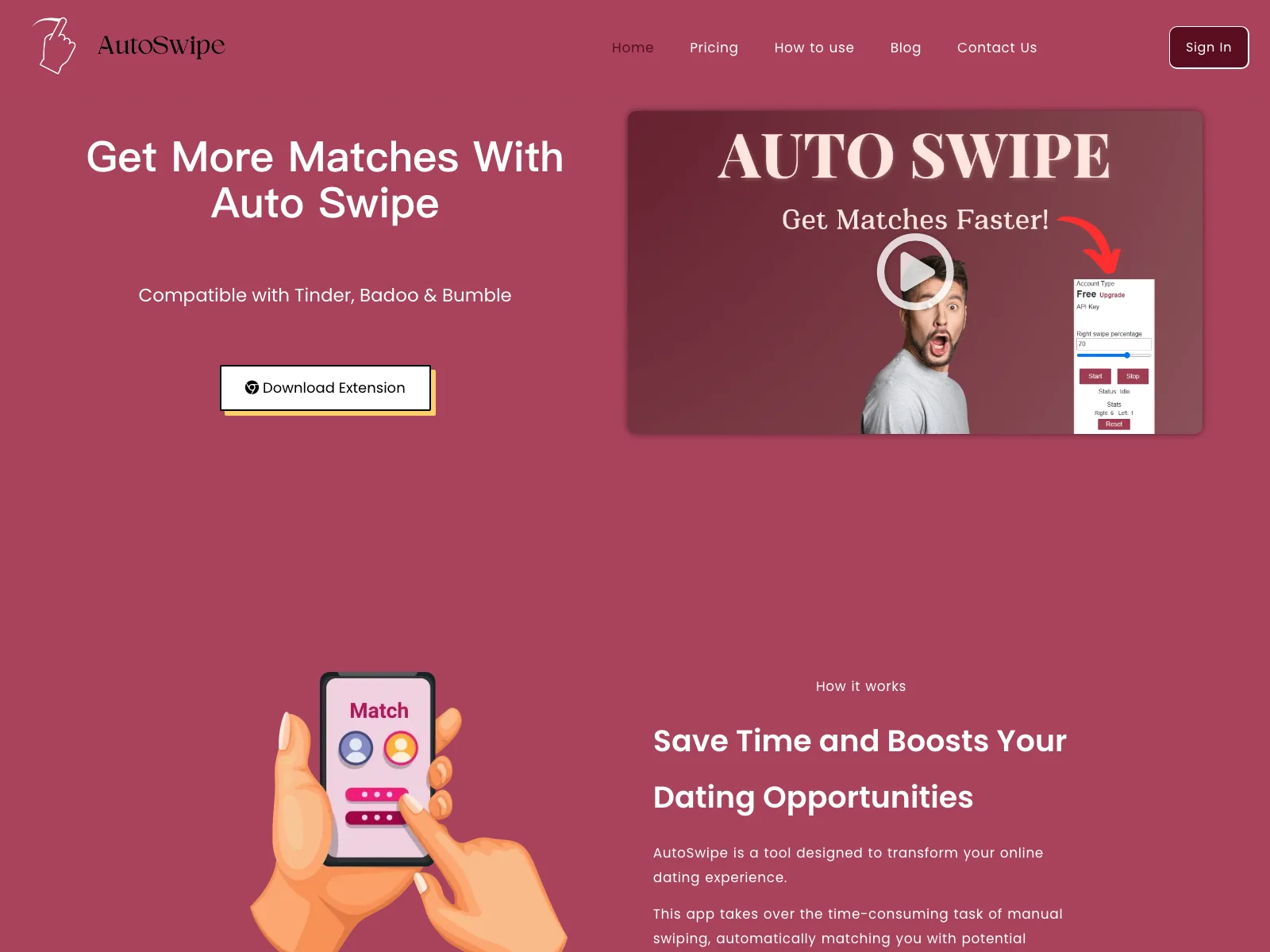 AutoSwipe - Transform Your Online Dating with AI