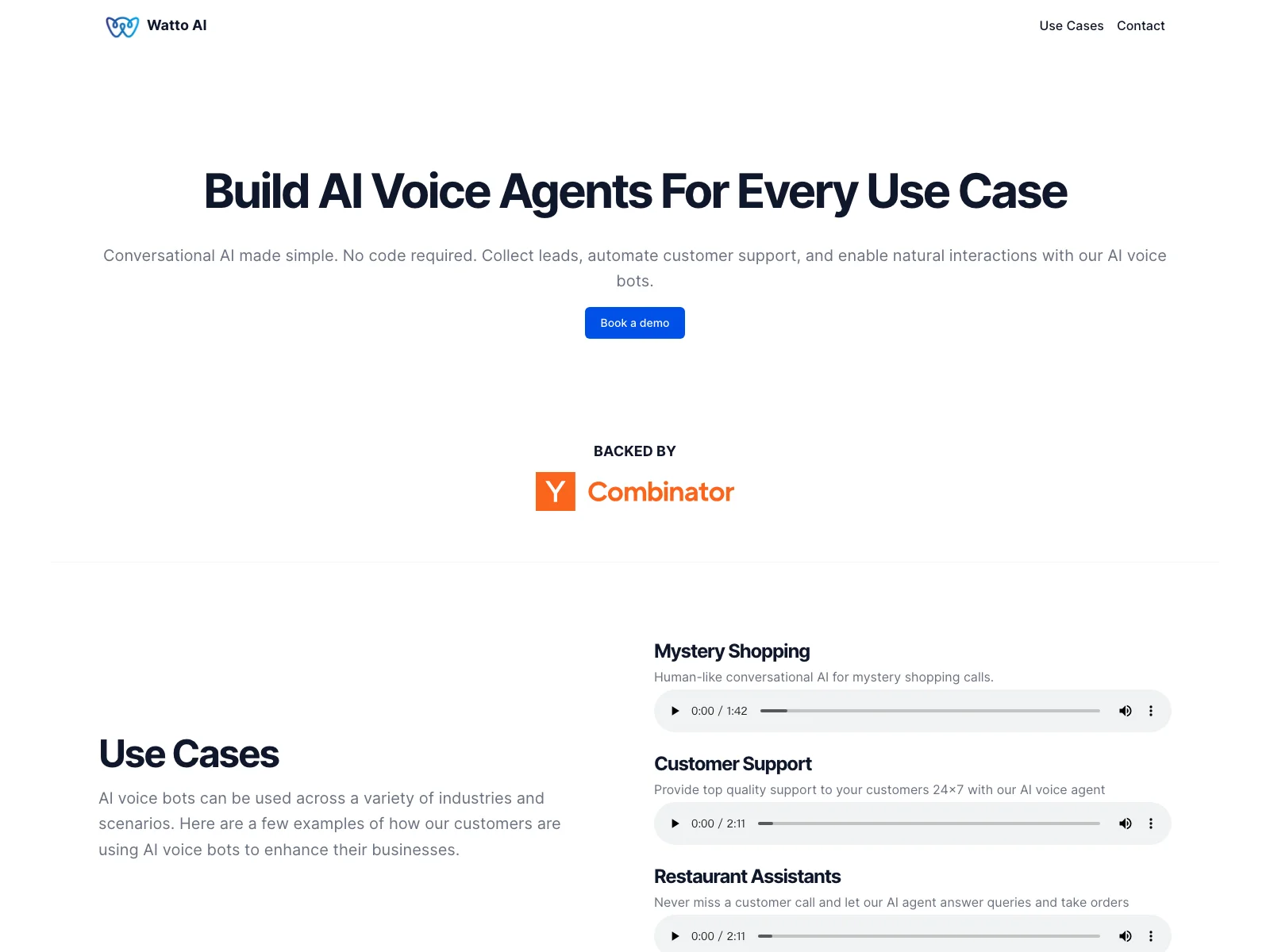 Watto AI: Simplifying Conversational AI with Voice Agents