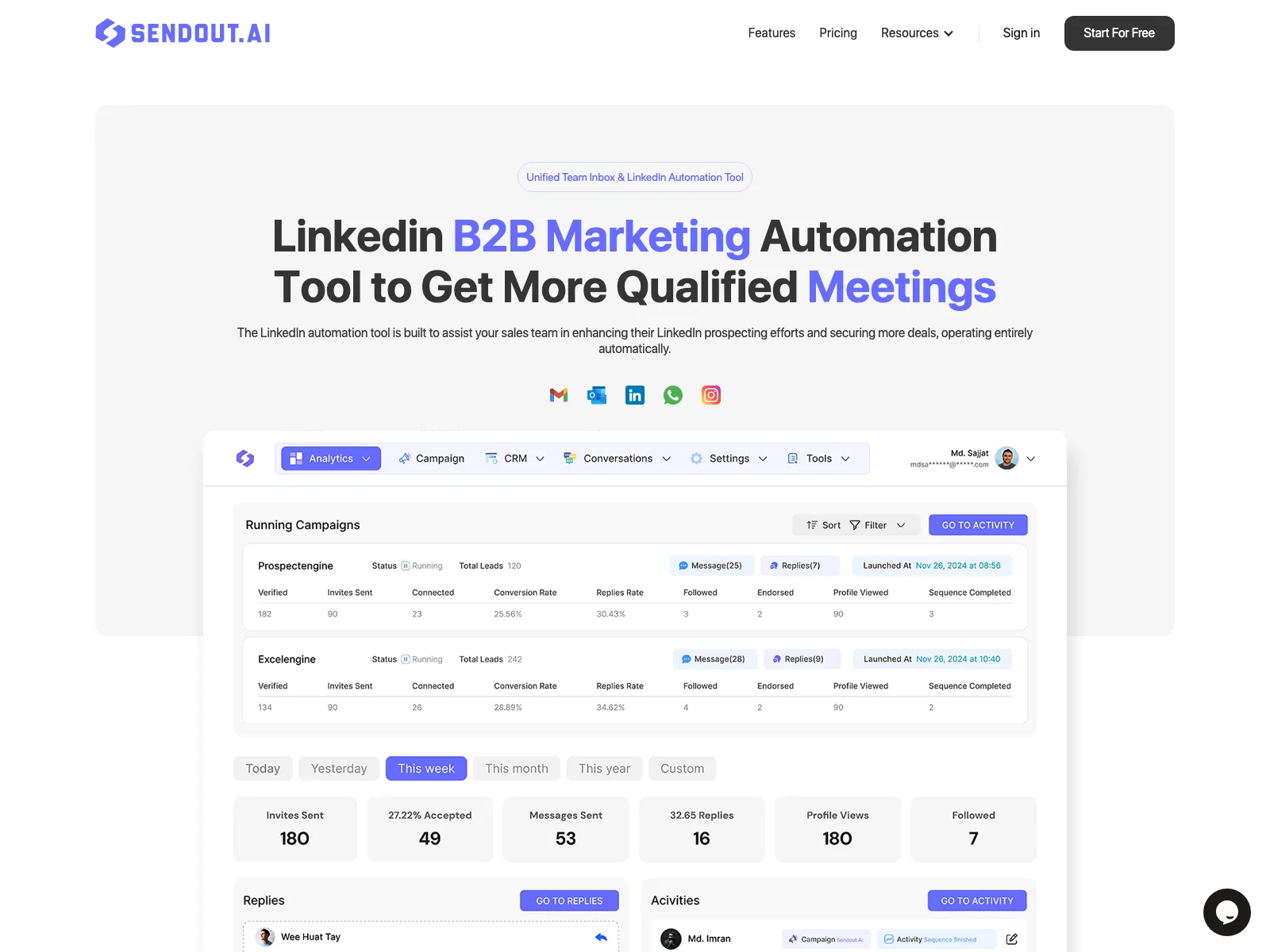 Sendout.Ai: Boost Your LinkedIn Prospecting with AI