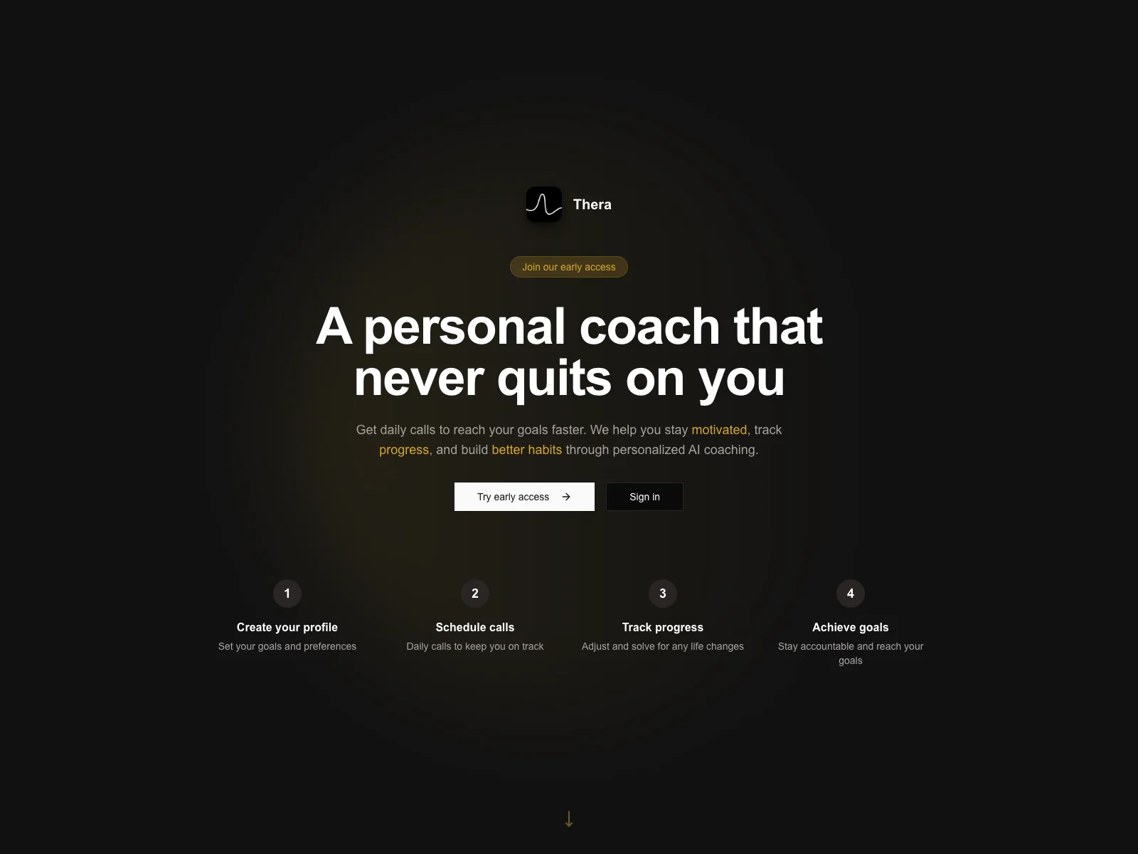 Thera - Your AI Life Coach for Achieving Goals