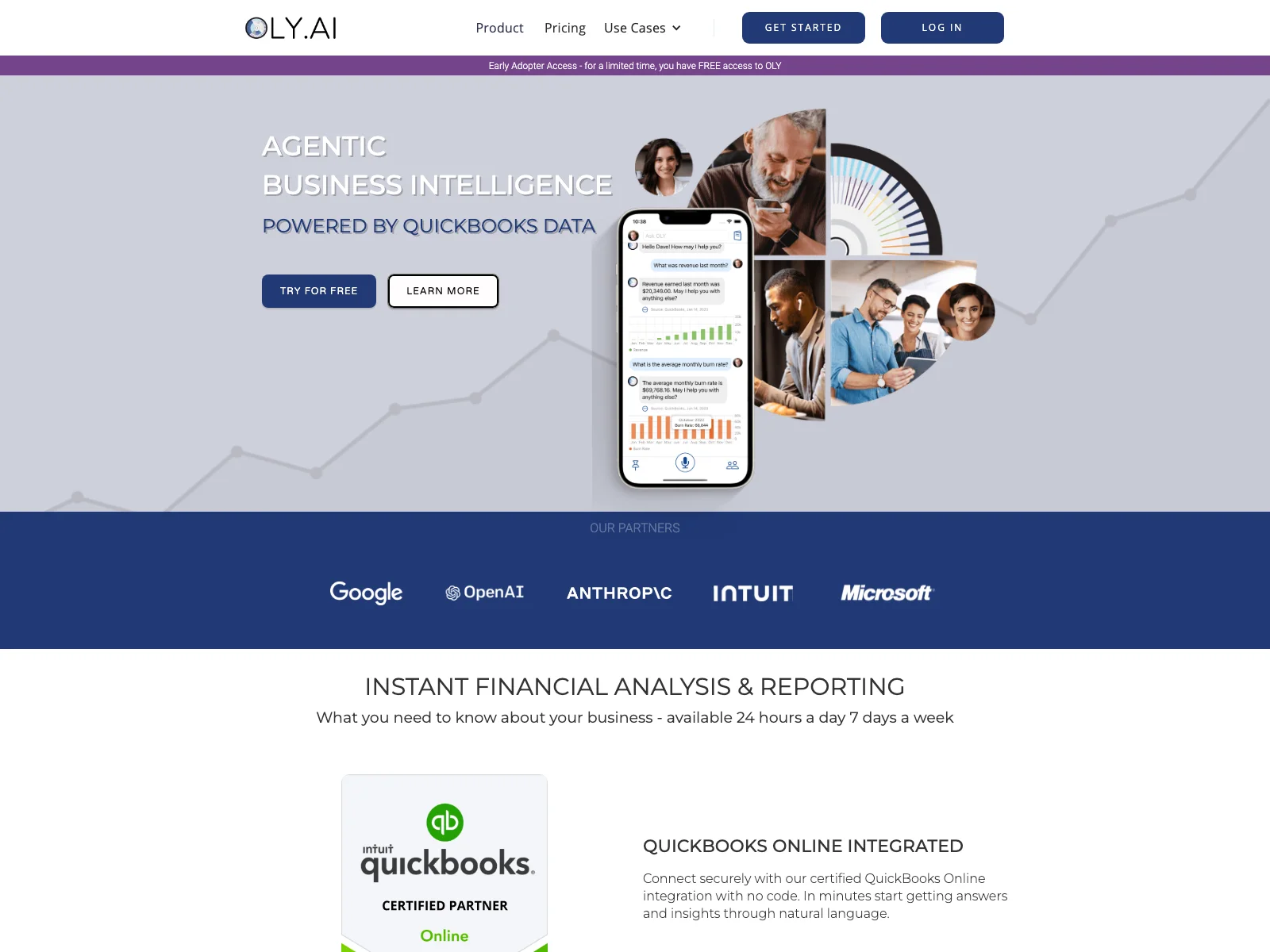 OLY.AI: Empowering QuickBooks Online with AI Business Intelligence