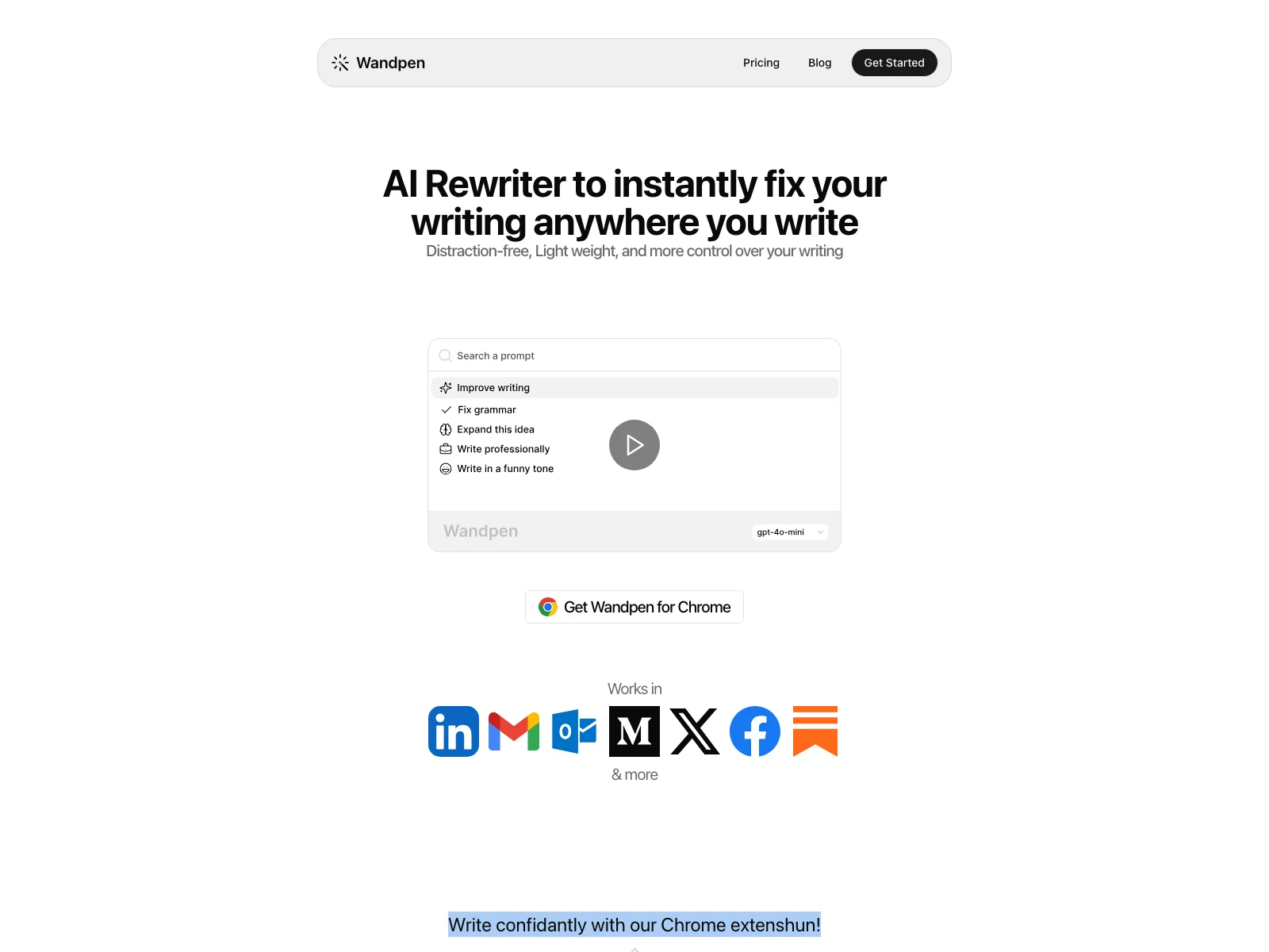 Wandpen: Streamline Your Email Writing with AI