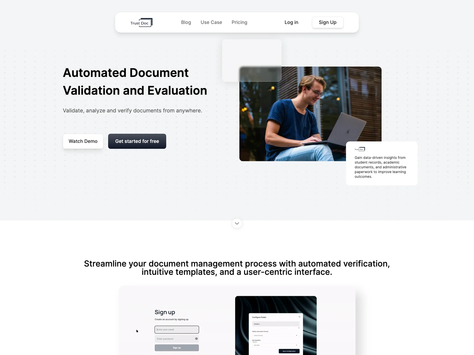 TrustDoc: Streamlining Document Management with AI