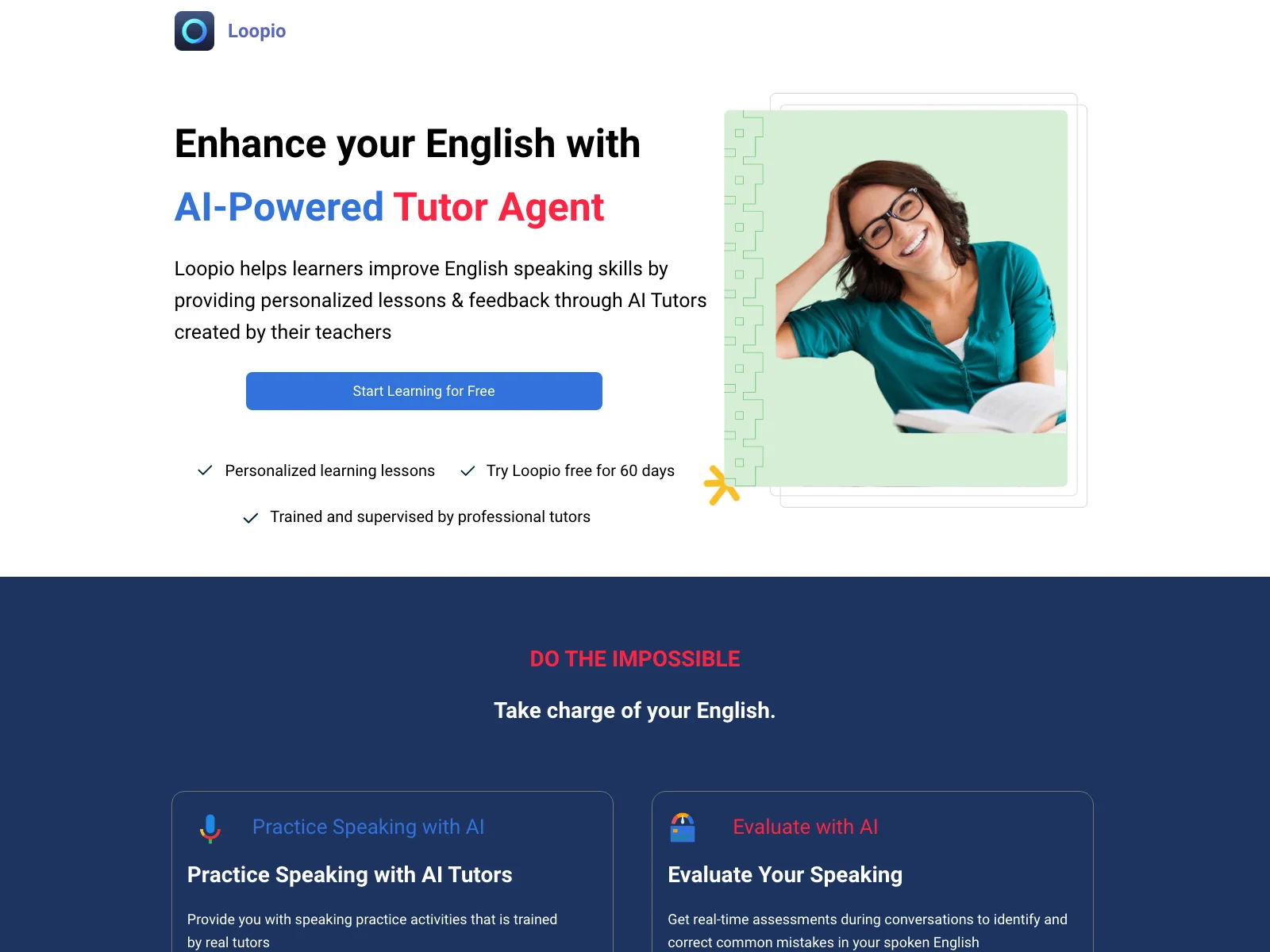 Loopio: AI-Powered English Tutoring for Enhanced Speaking Skills