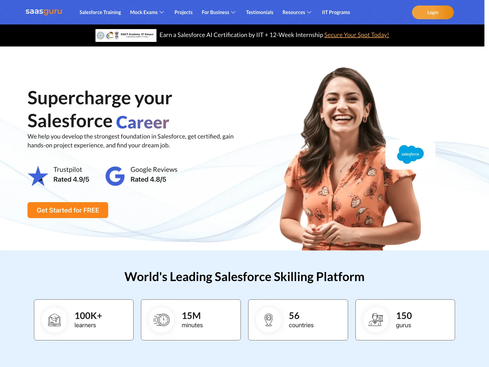 saasguru: Empowering Salesforce Learning and Certification