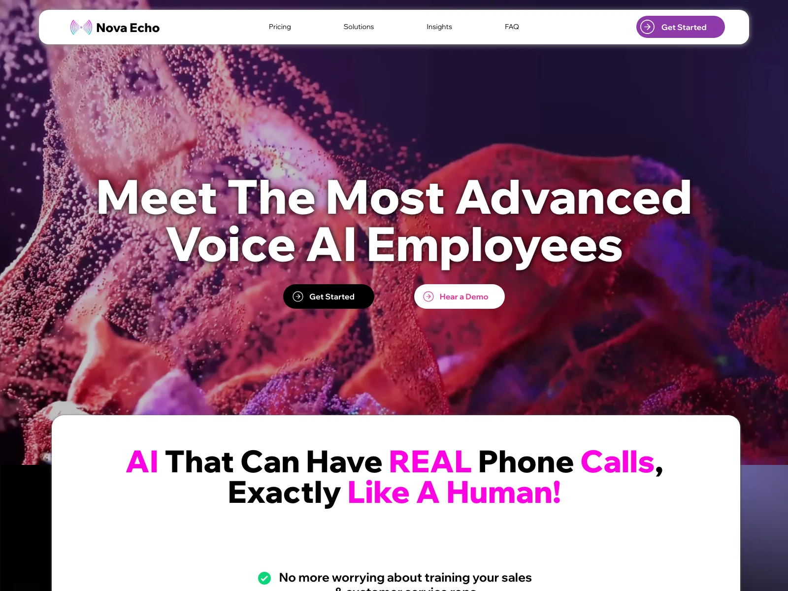 Nova Echo AI: Automate Sales with Advanced Voice Technology