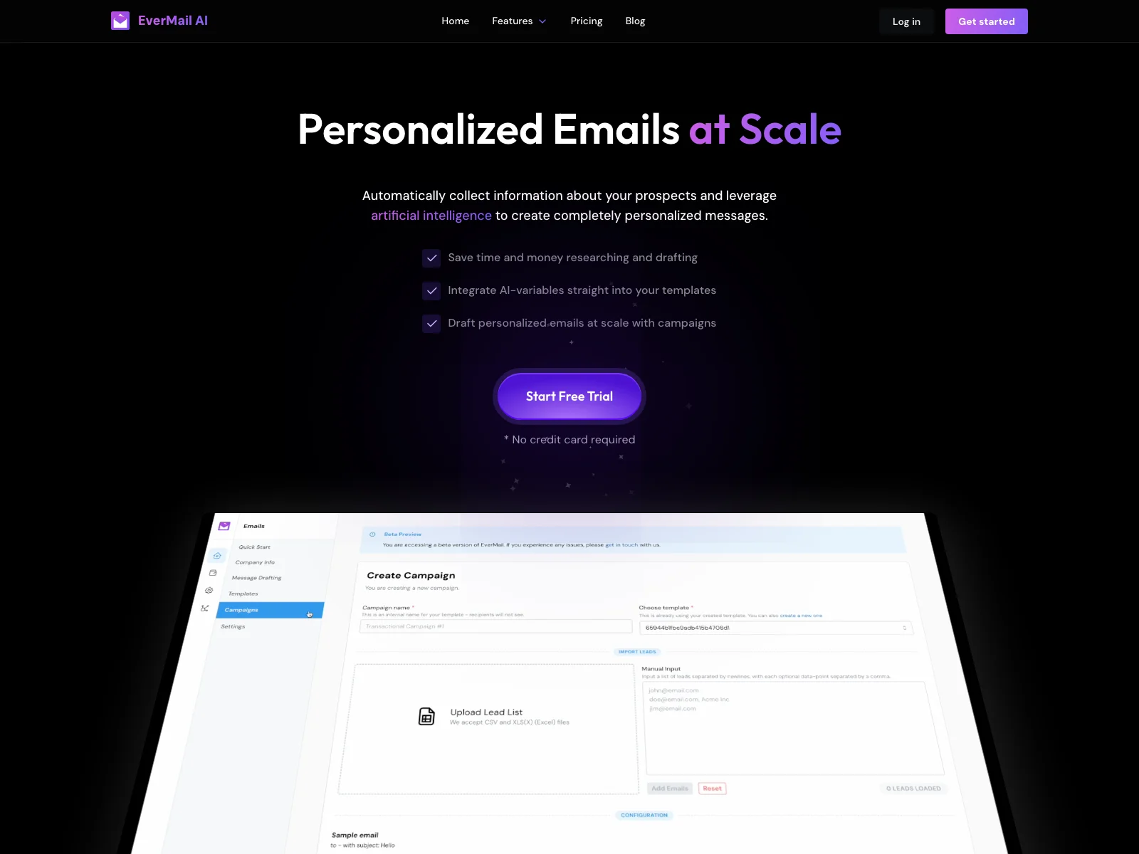 EverMail AI: Personalized Email Marketing Made Easy