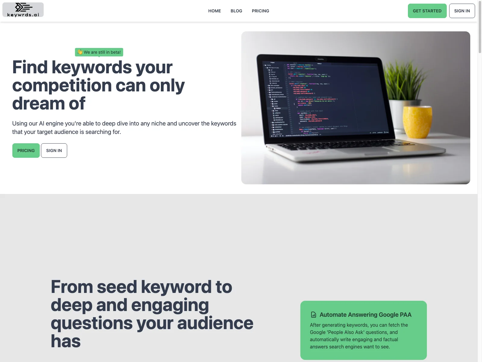 Keywrds.ai: Unlock Hidden Keywords and Create Compelling Content