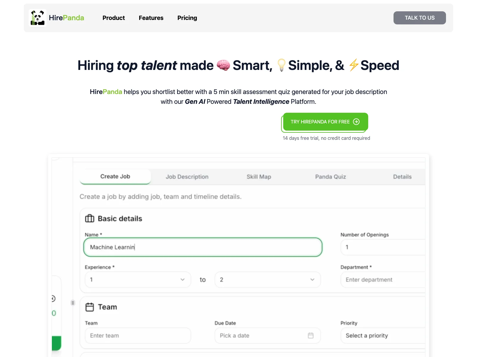 HirePanda: Streamlining Hiring with AI-Powered Quizzes