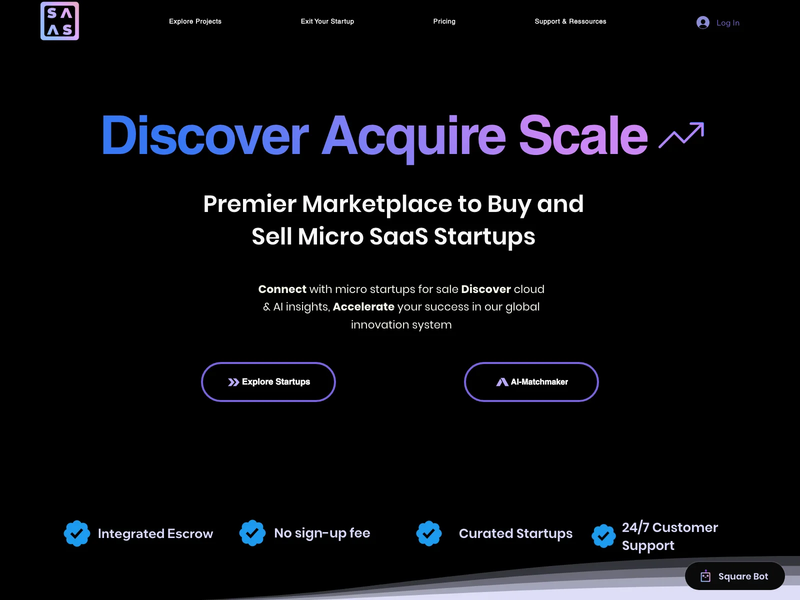 SaaSquare: Empowering Micro SaaS Startup Transactions