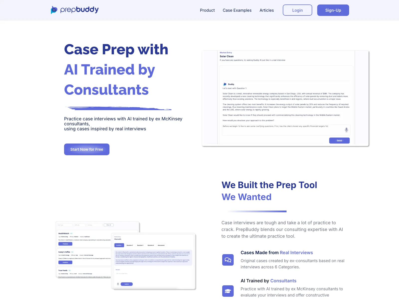 PrepBuddy: AI-Powered Case Prep for Success