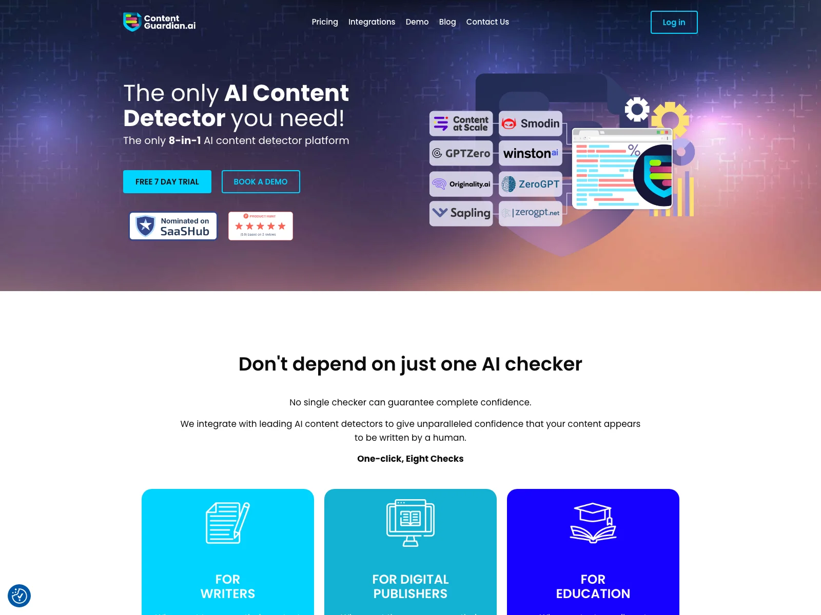 Content Guardian - 8-in-1 AI Content Detector for Unparalleled Confidence