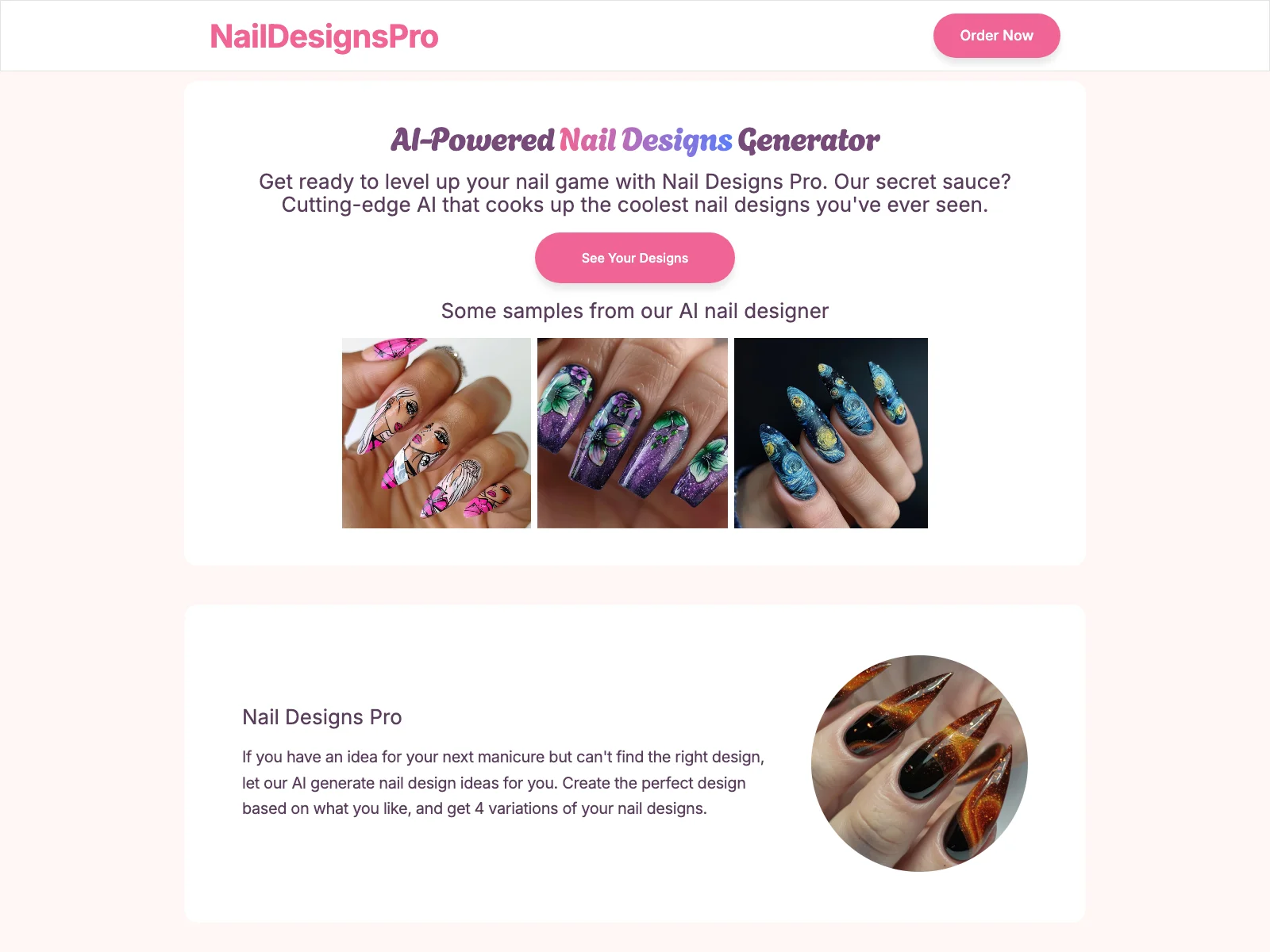 Nail Designs Pro: Unleash Your Creativity with AI-Powered Designs