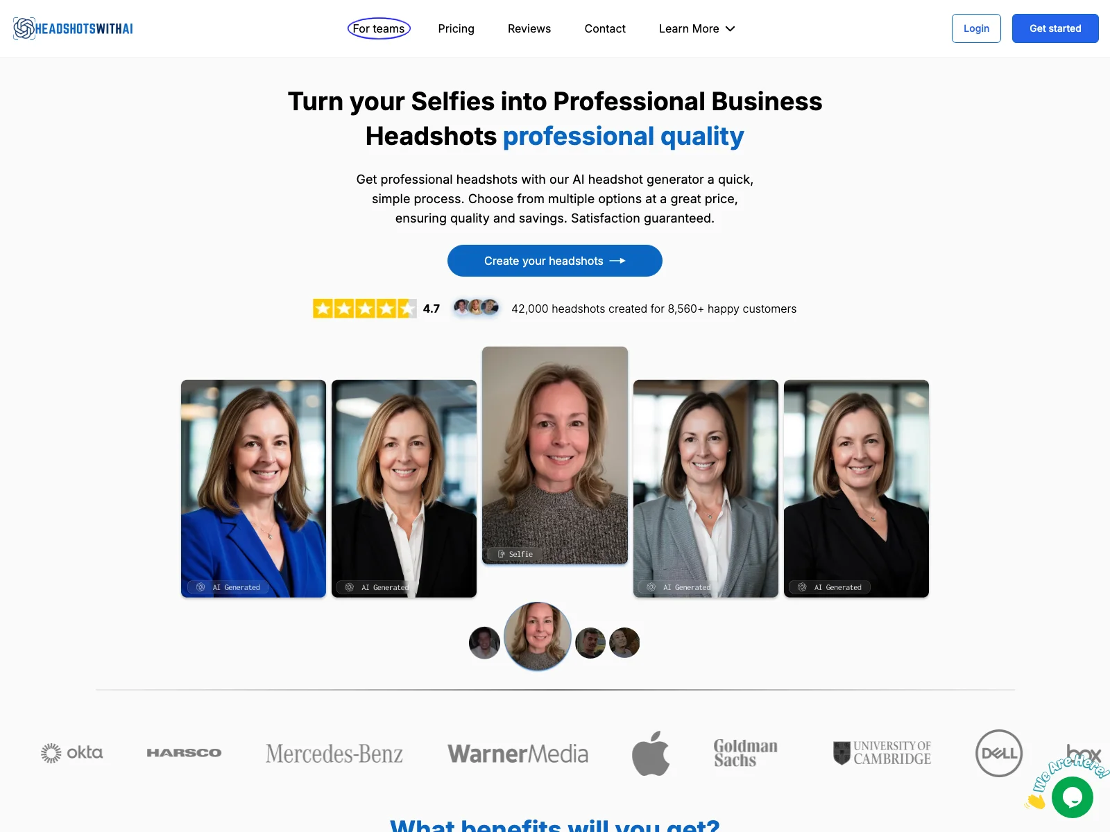 HeadshotsWithAI: Get Professional AI Headshots Quickly and Affordably