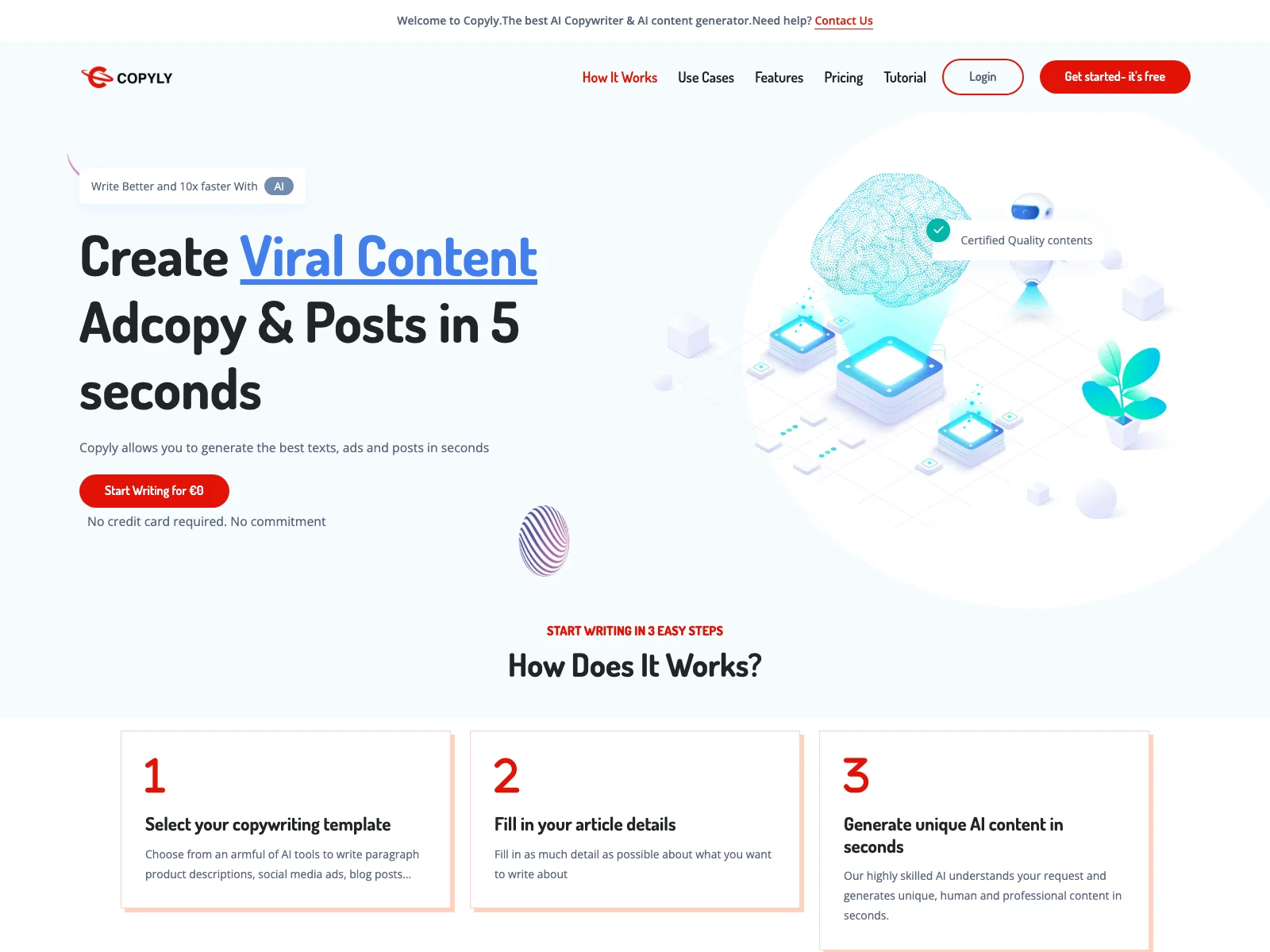 Copyly: The Ultimate AI Content Generator for Success