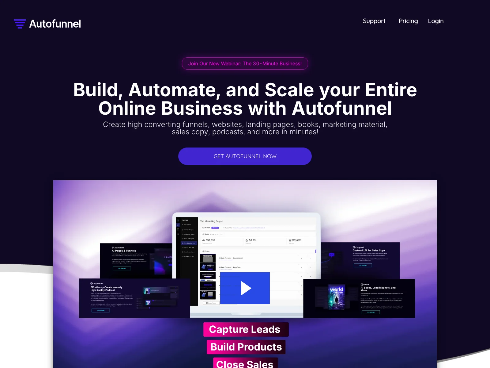 Autofunnel: The AI-Powered Tool for Scaling Your Online Business