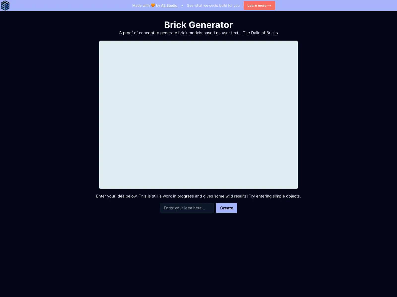 Brick Generator: Generate Building Blocks from Text with AI