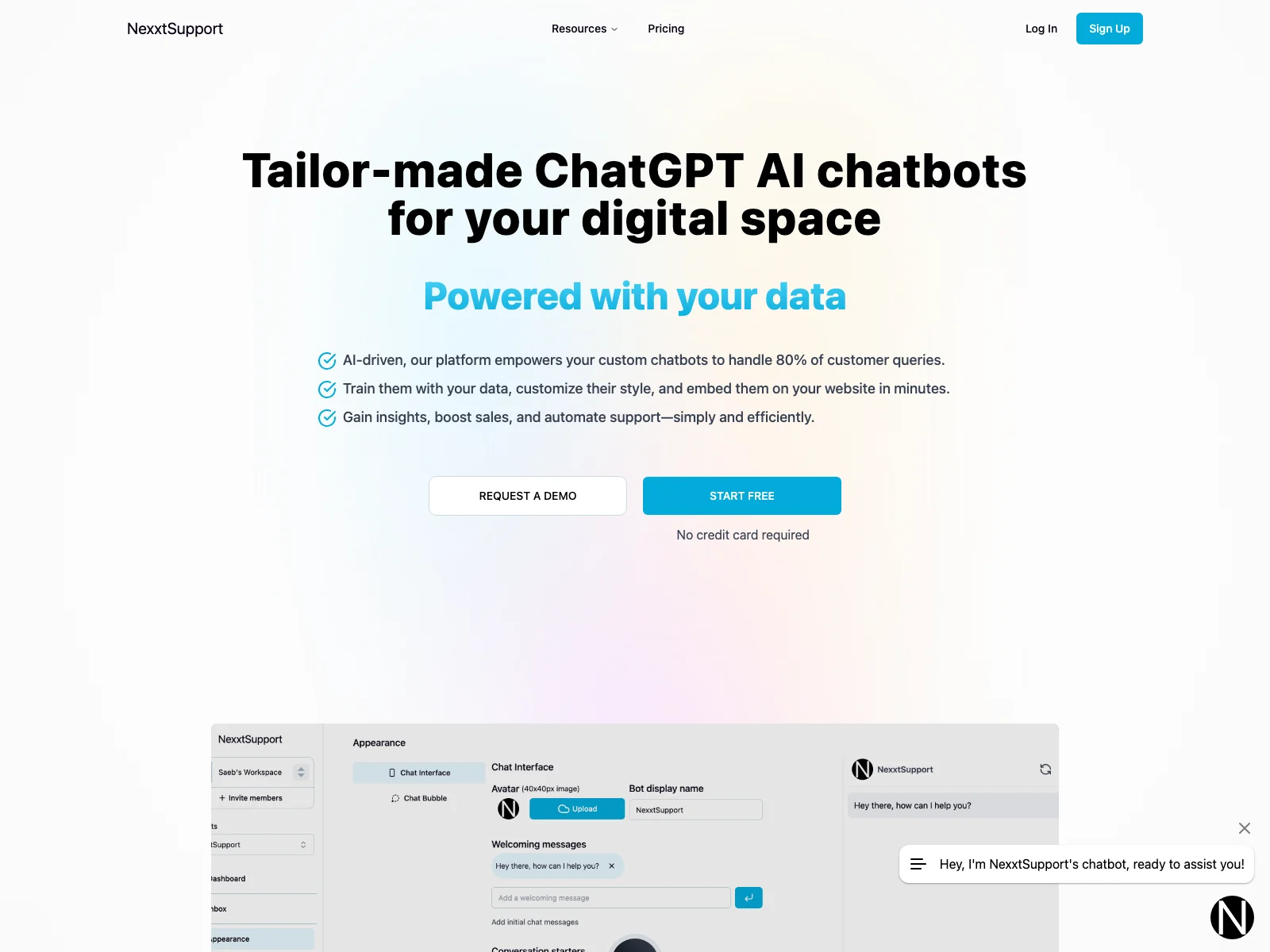 NexxtSupport: Empowering Businesses with AI-Powered Chatbots