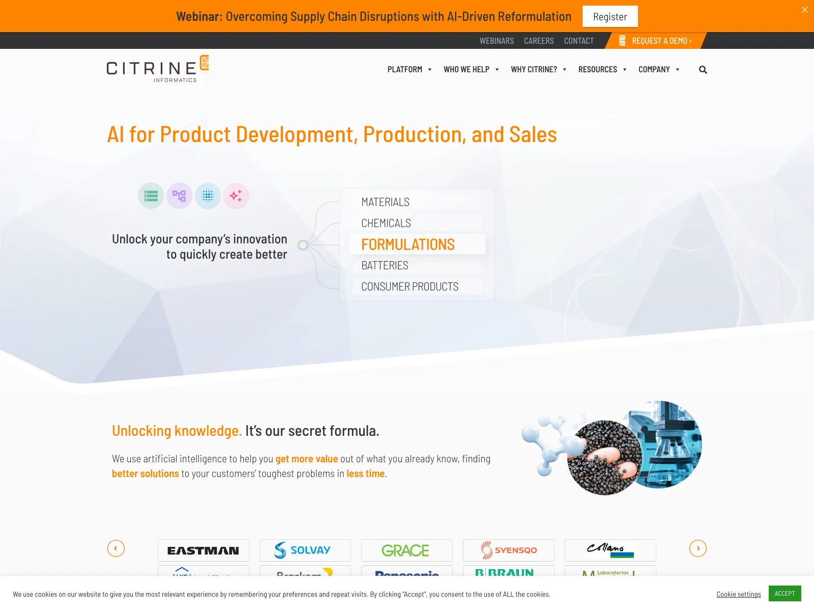 Efficient Product Development with Citrine Informatics