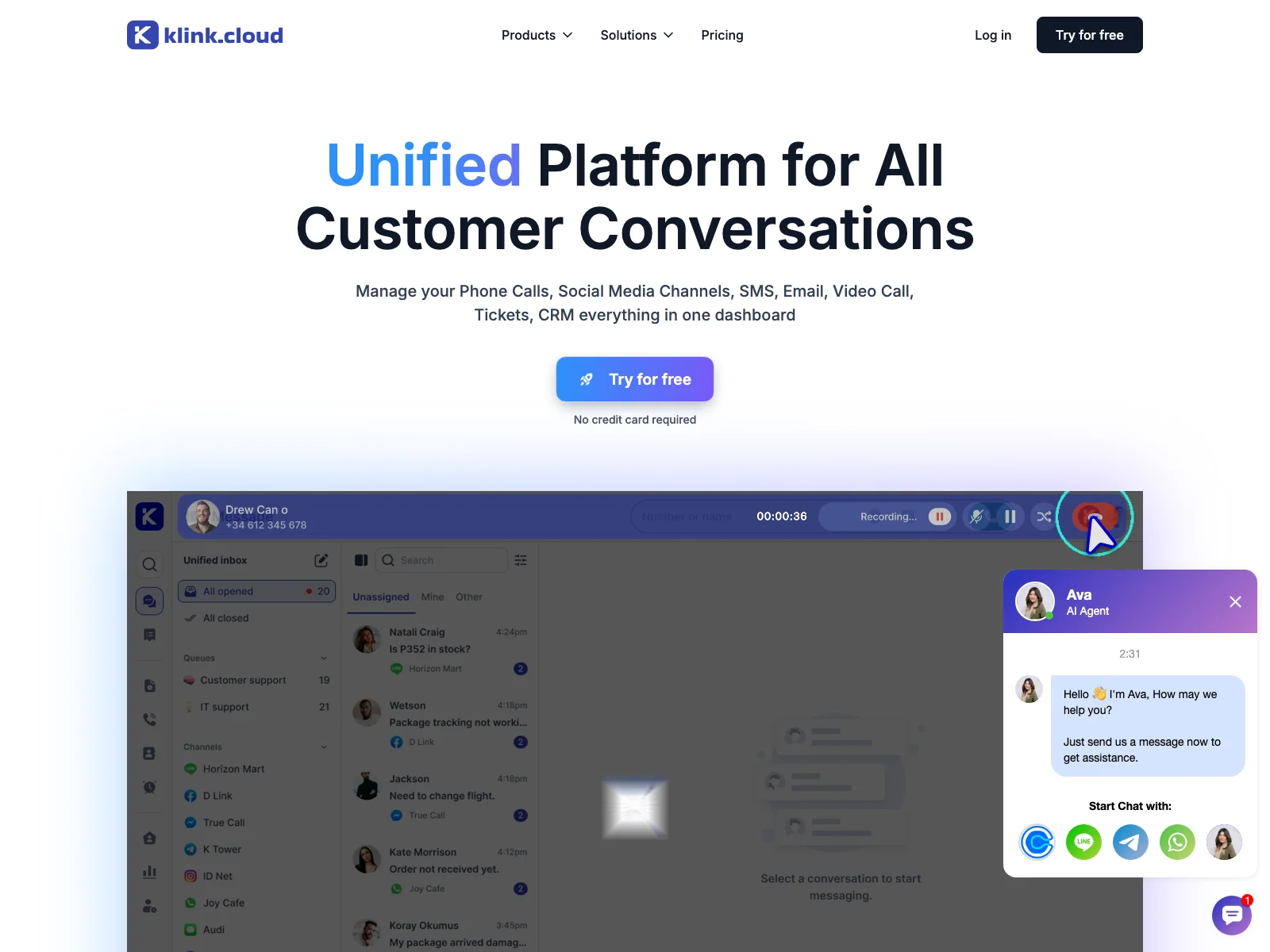 klink.cloud - Streamlining Customer Conversations