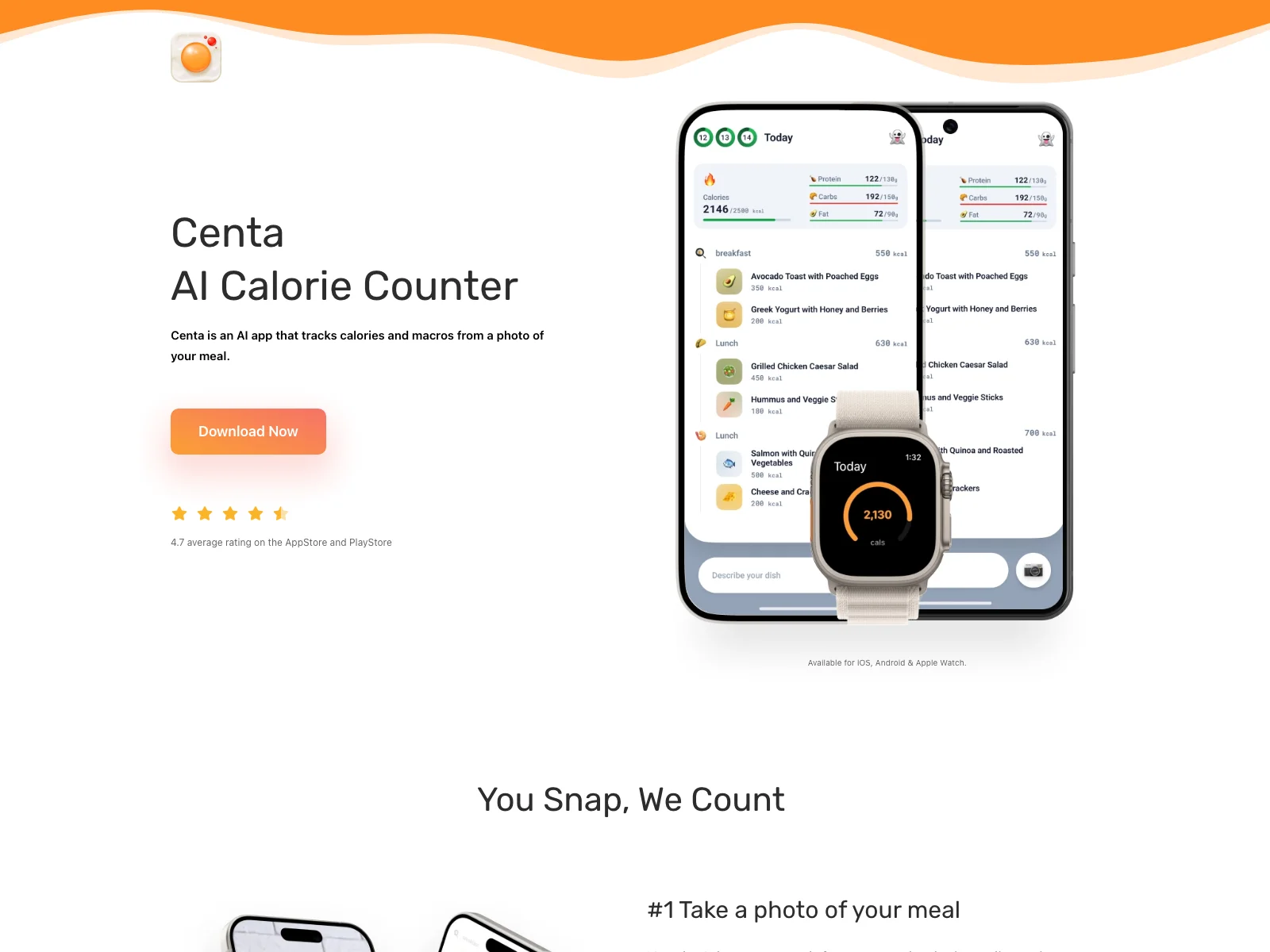 Centa AI Calorie Counter: Effortlessly Track Your Calories with AI