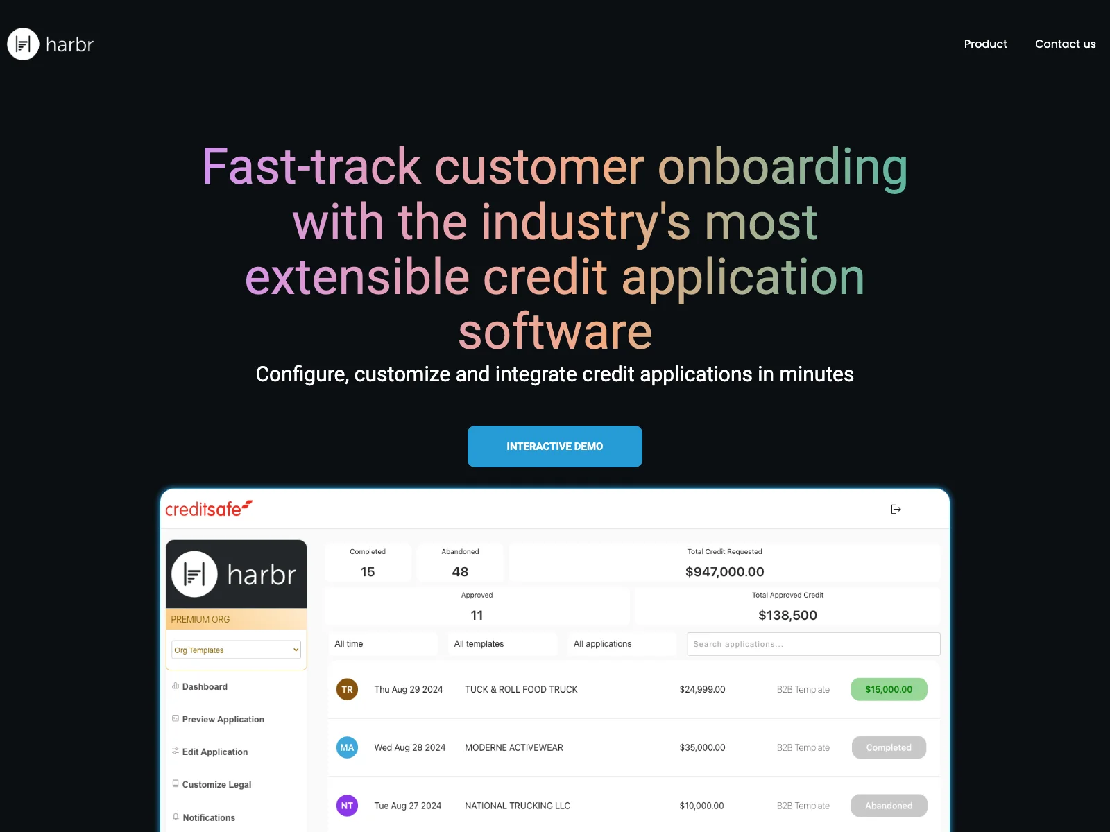 Harbr - Modern Trade Credit: Streamlining and Enhancing Your Credit Onboarding