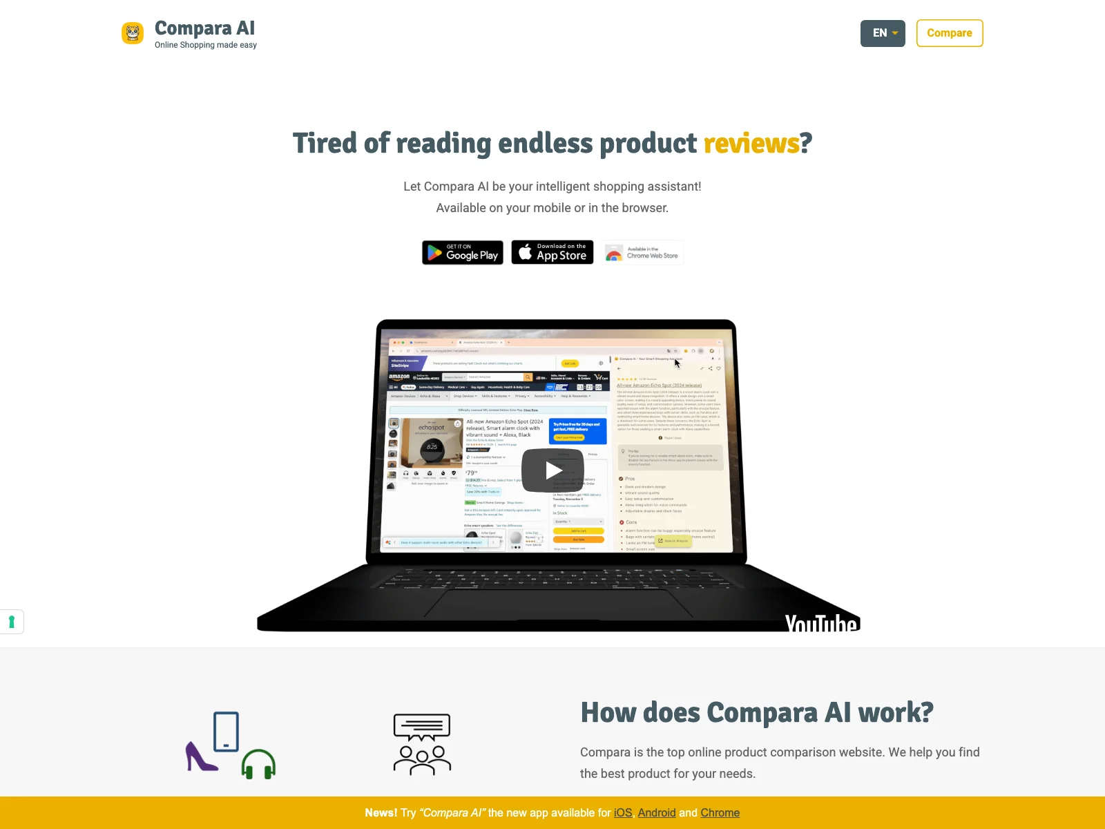 Compara AI: Your Intelligent Shopping Assistant for Informed Purchasing Decisions