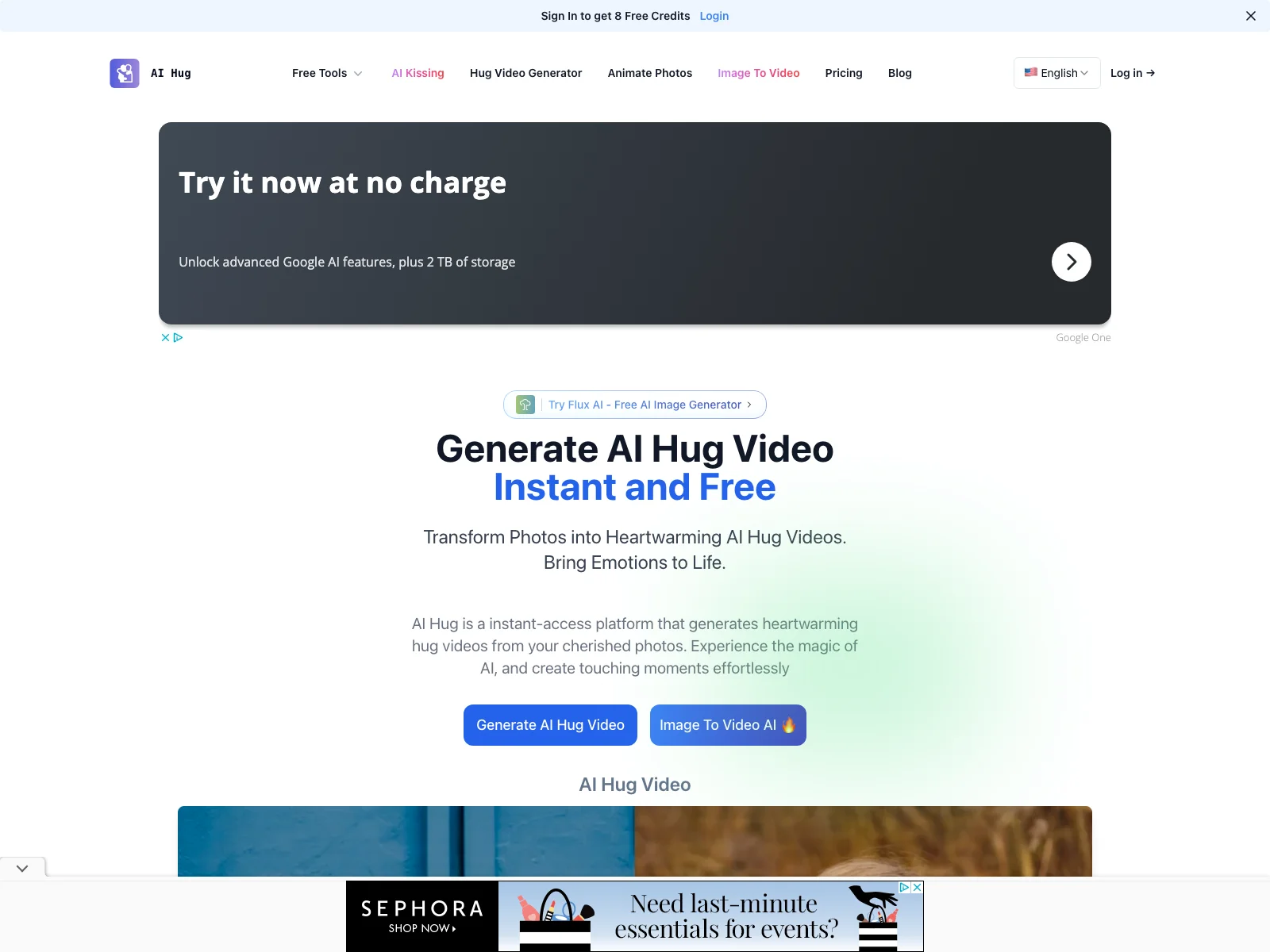 AI Hug - Transform Photos into Heartwarming Videos