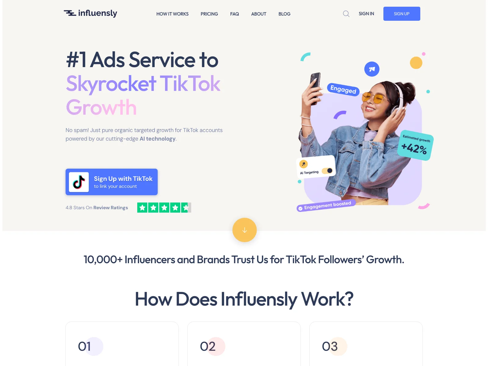 Influensly: Unleash Your TikTok Growth Potential