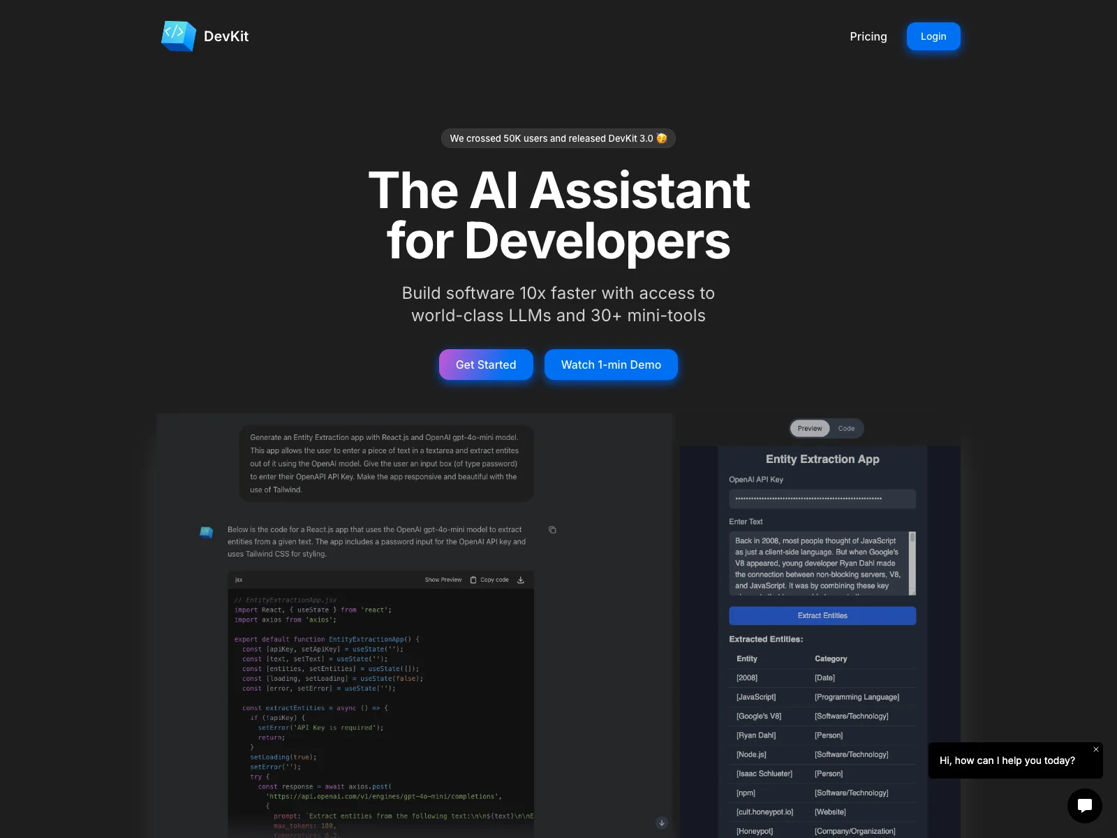 DevKit: The AI Assistant for Developers to Boost Productivity