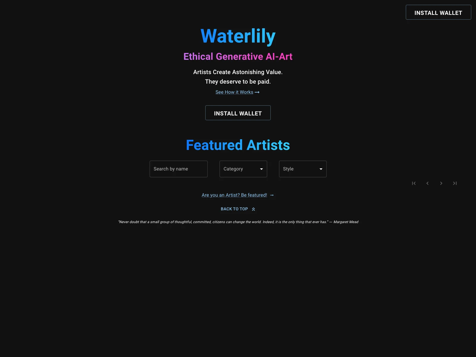 Waterlily: Empowering Artists with AI