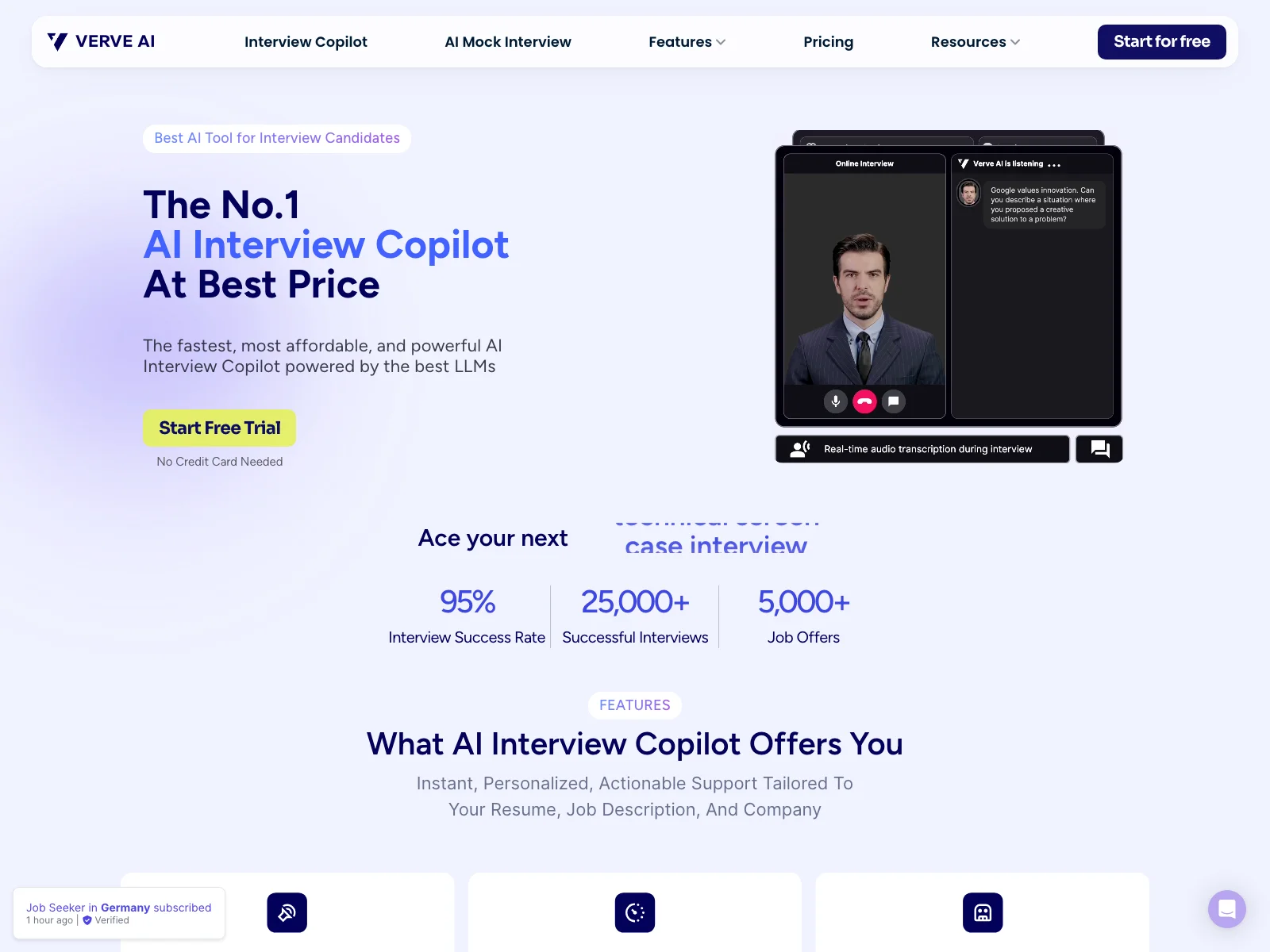 Verve AI: Your Real-Time Interview Assistant for Job Success