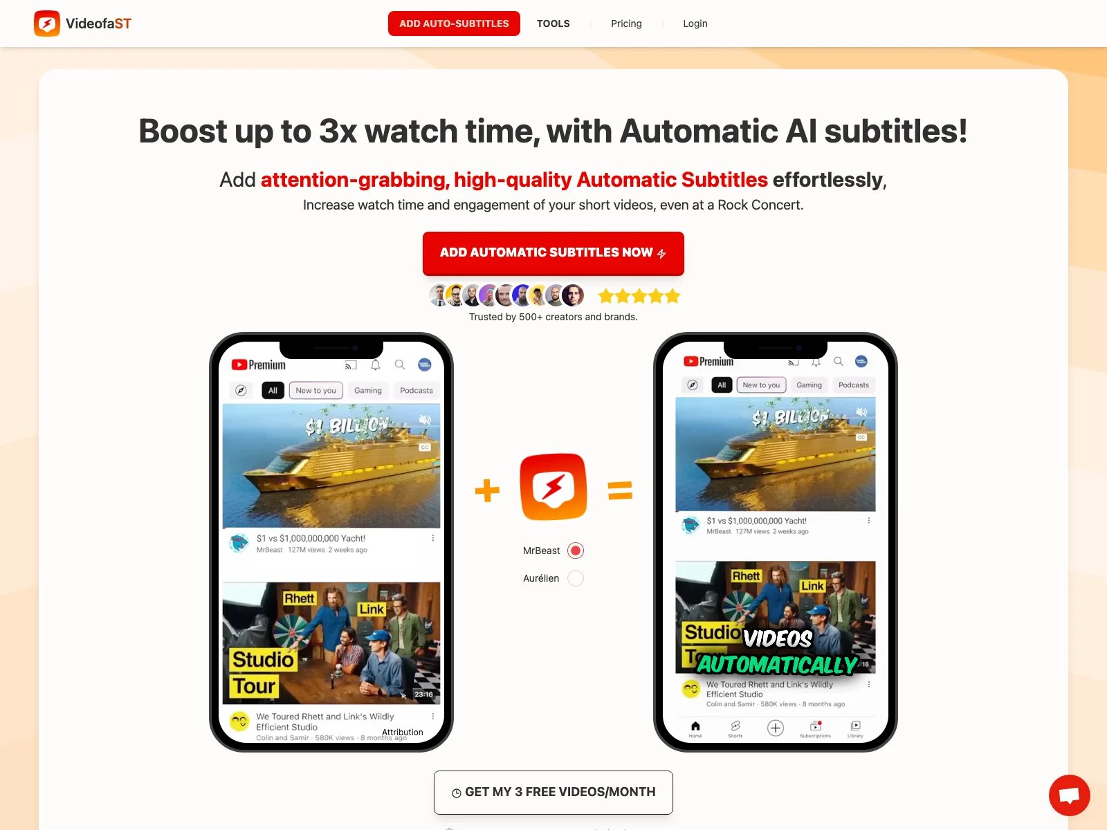 VideofaST: Boosting Short Video Engagement with AI-Powered Automatic Subtitles